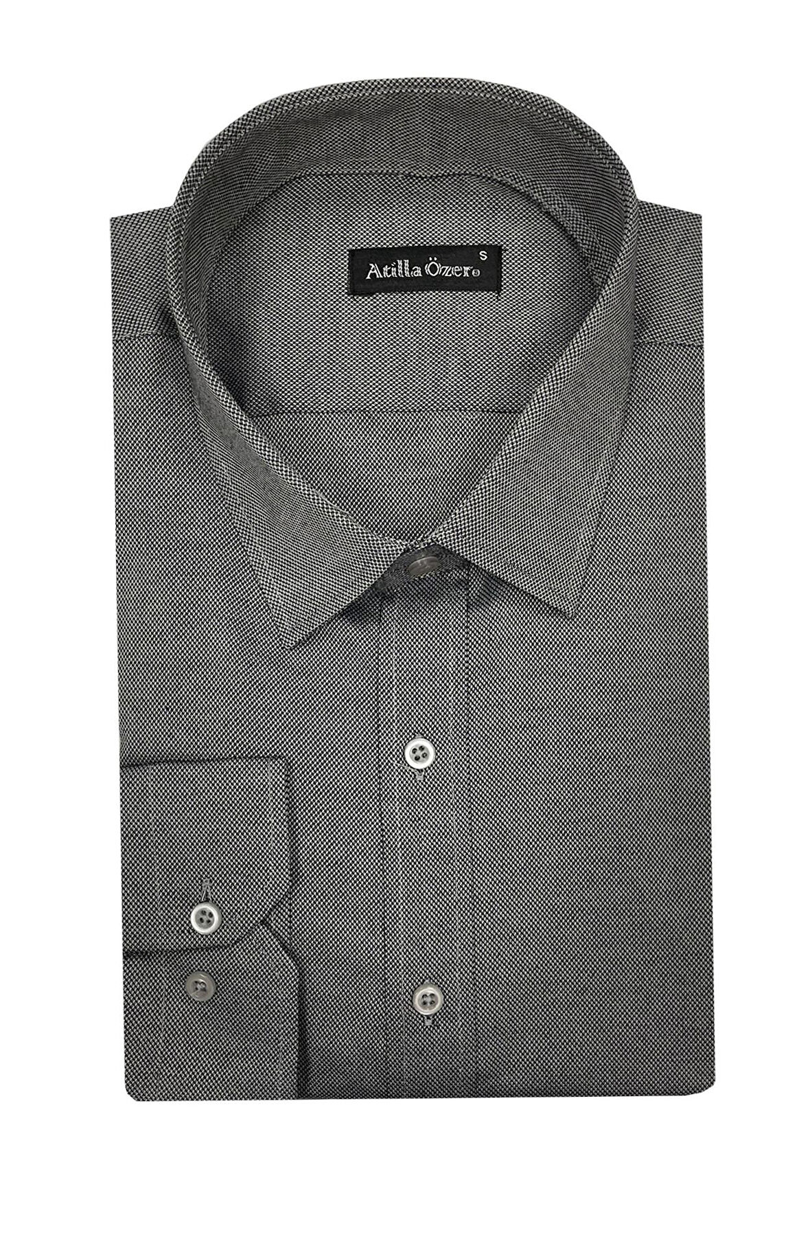 Atilla Özer Uzun Kol Slim Fit Erkek Gömlek-6854