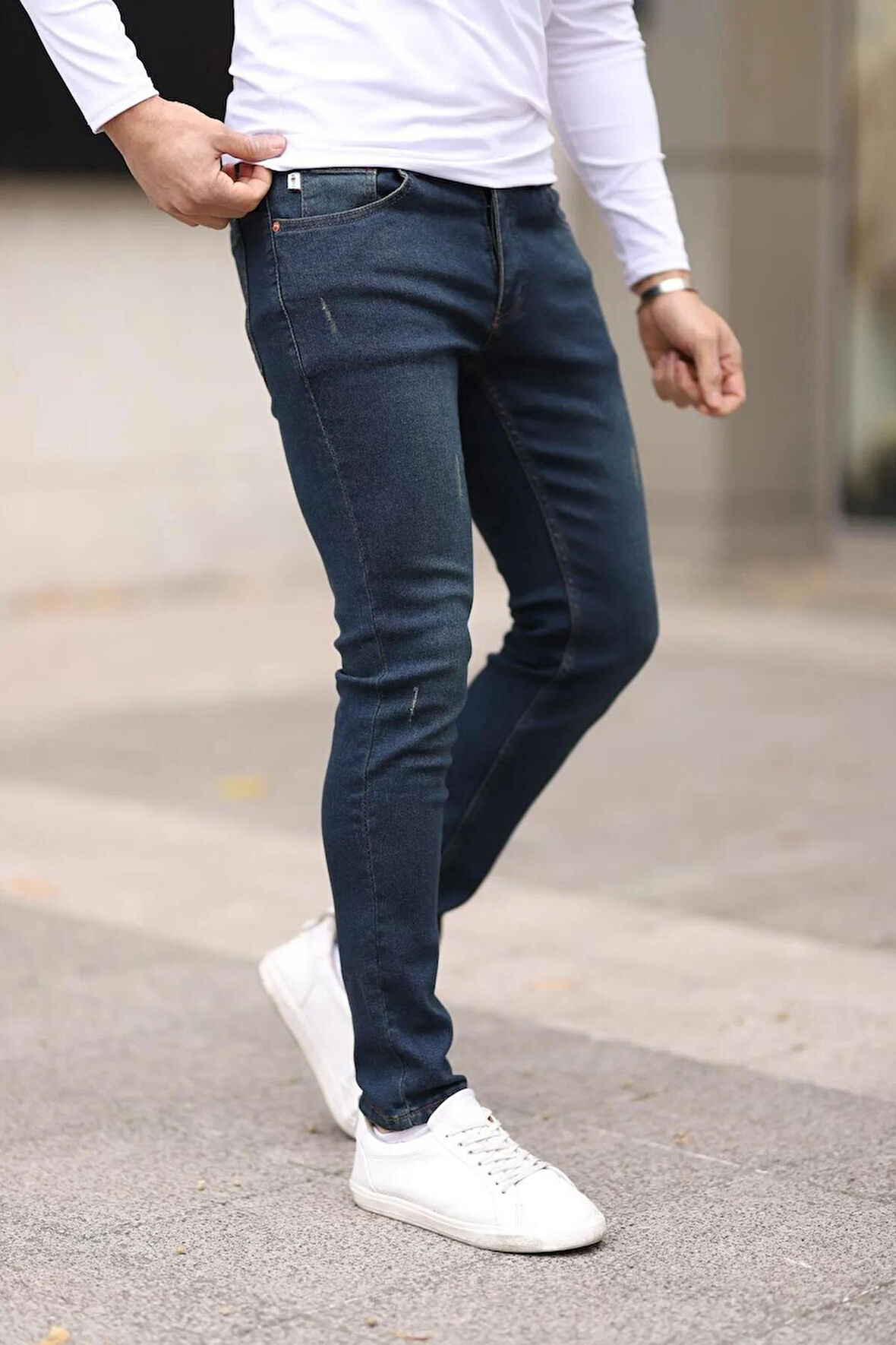 Sheff Denim Slim Fit Lacivert Jean Pantolon-7117