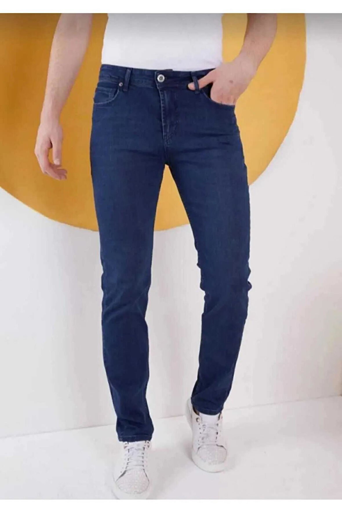 Sheff Denim Slim Fit Lacivert Jean Pantolon-7118