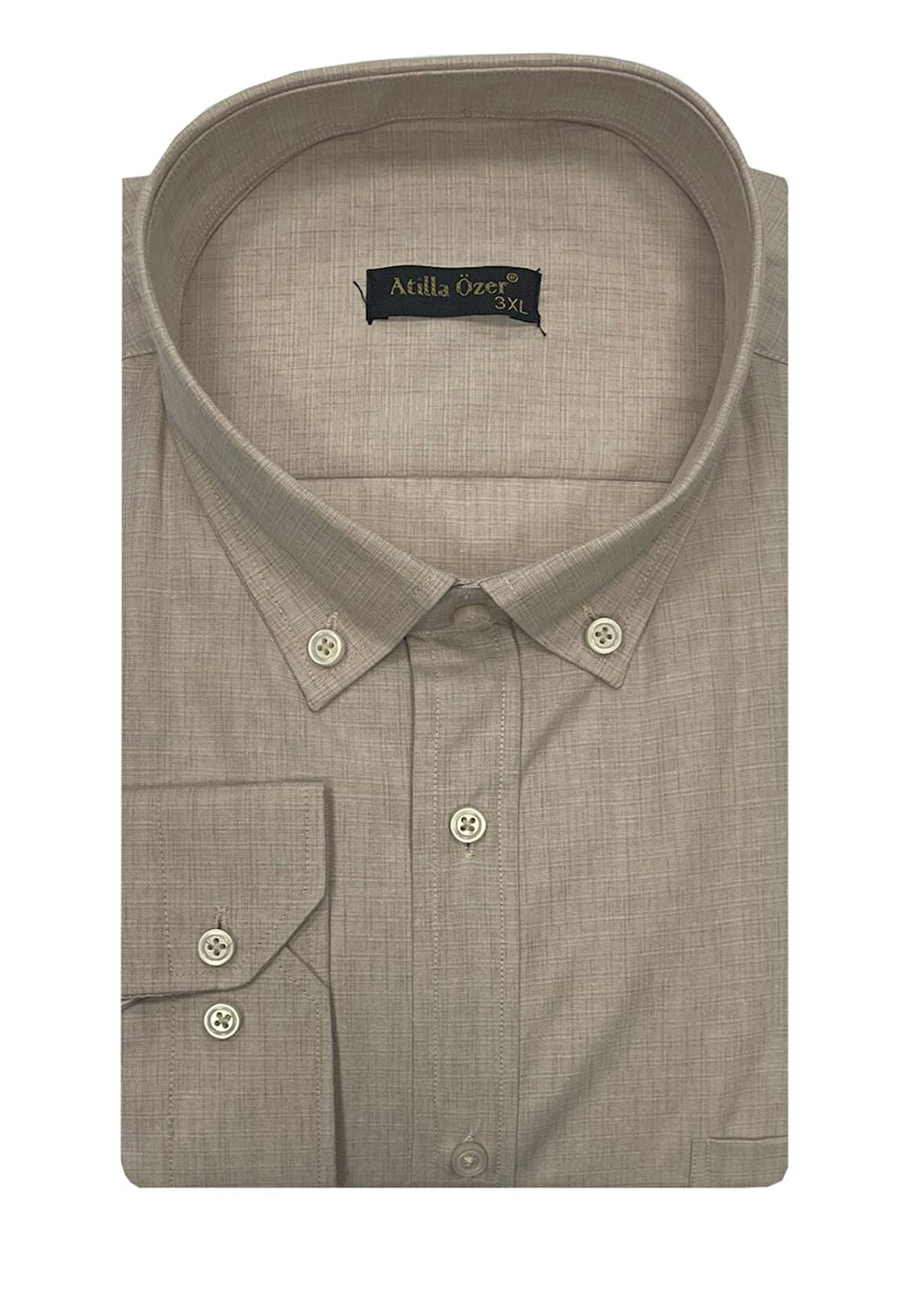 Atilla Özer Büyük Beden Klasik Erkek Gömlek 7324