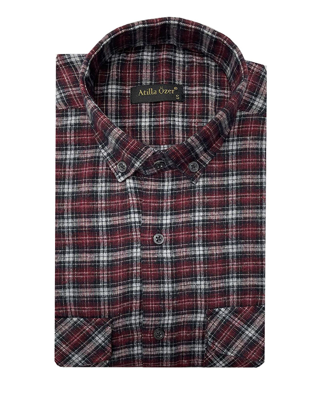 Atilla Özer Kışlık Kaşmir Erkek Gömlek - 7463