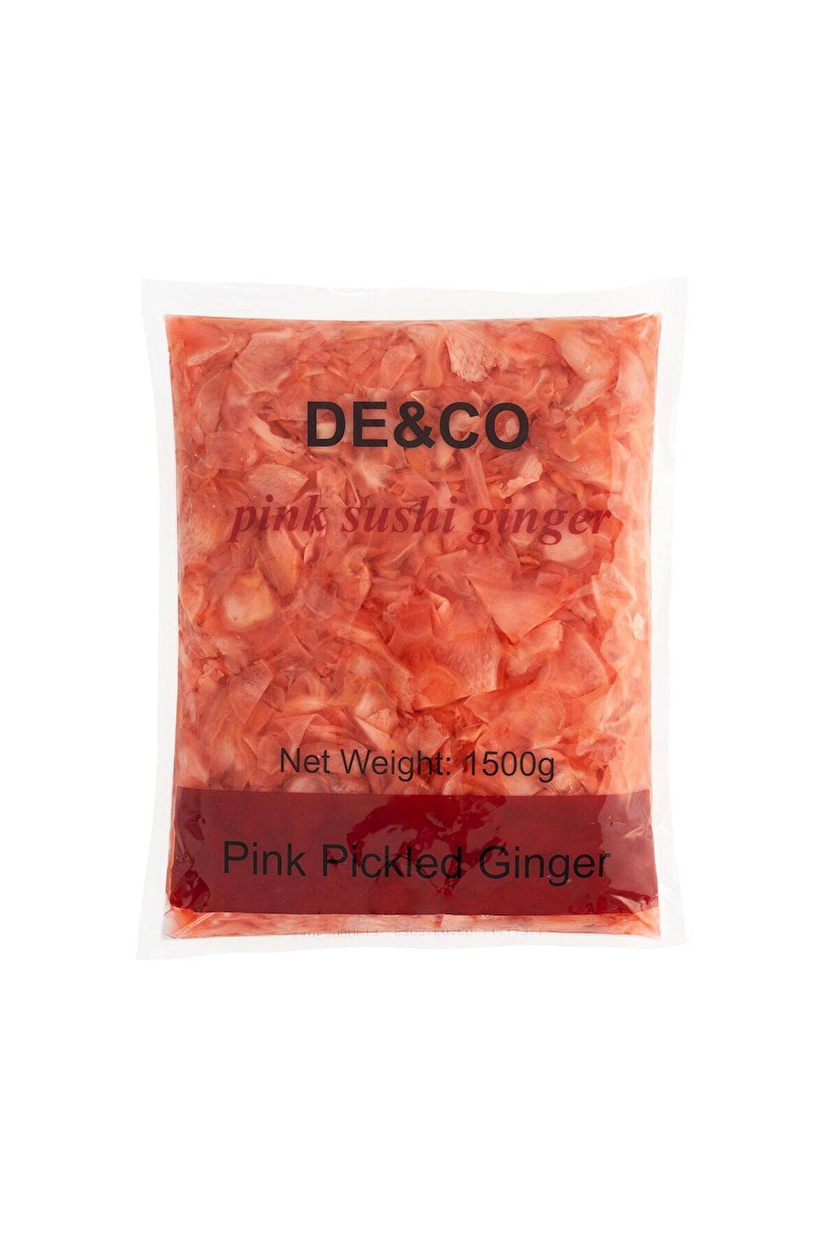 De&Co Pembe Zencefil Turşusu 1500 G