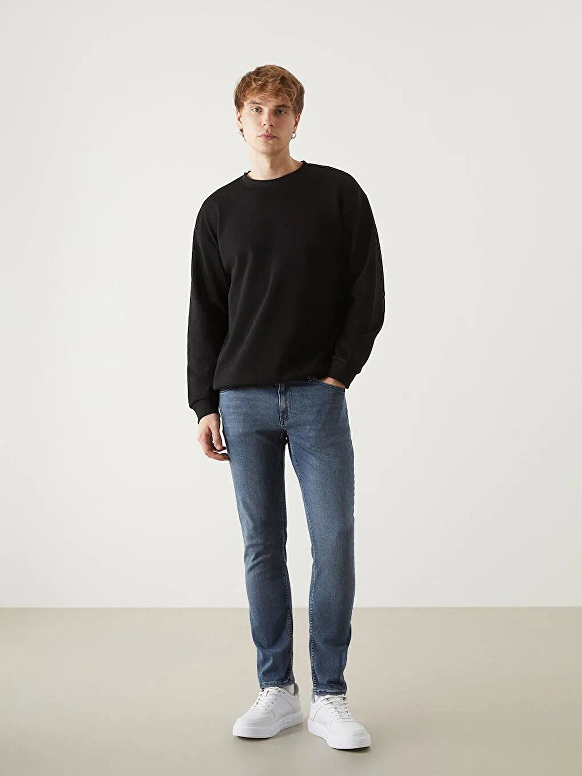 Captiva Regular Fit Likralı Erkek Jean Pantolon 7280