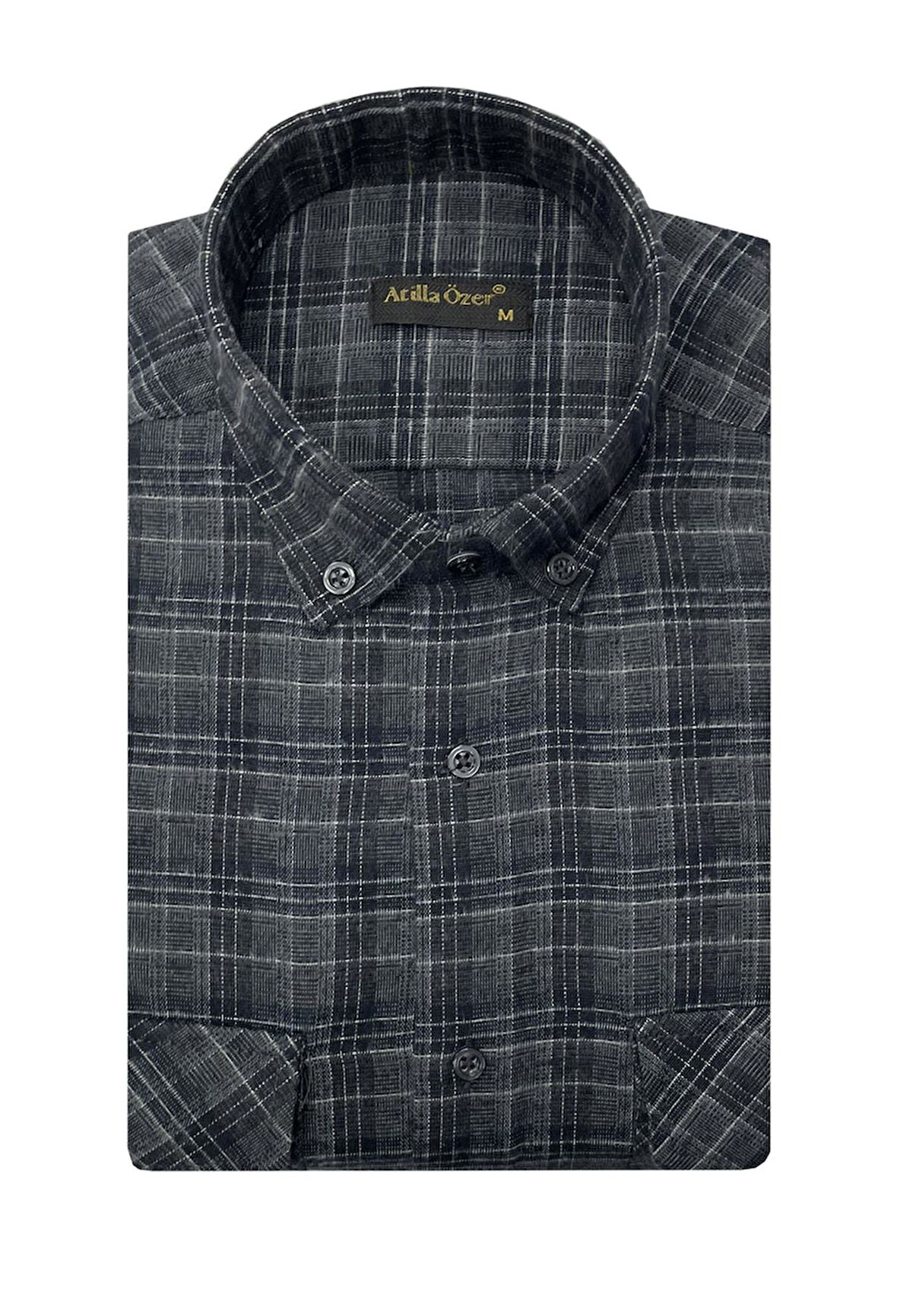 Atilla Özer Kışlık Kaşmir Erkek Gömlek - 7463
