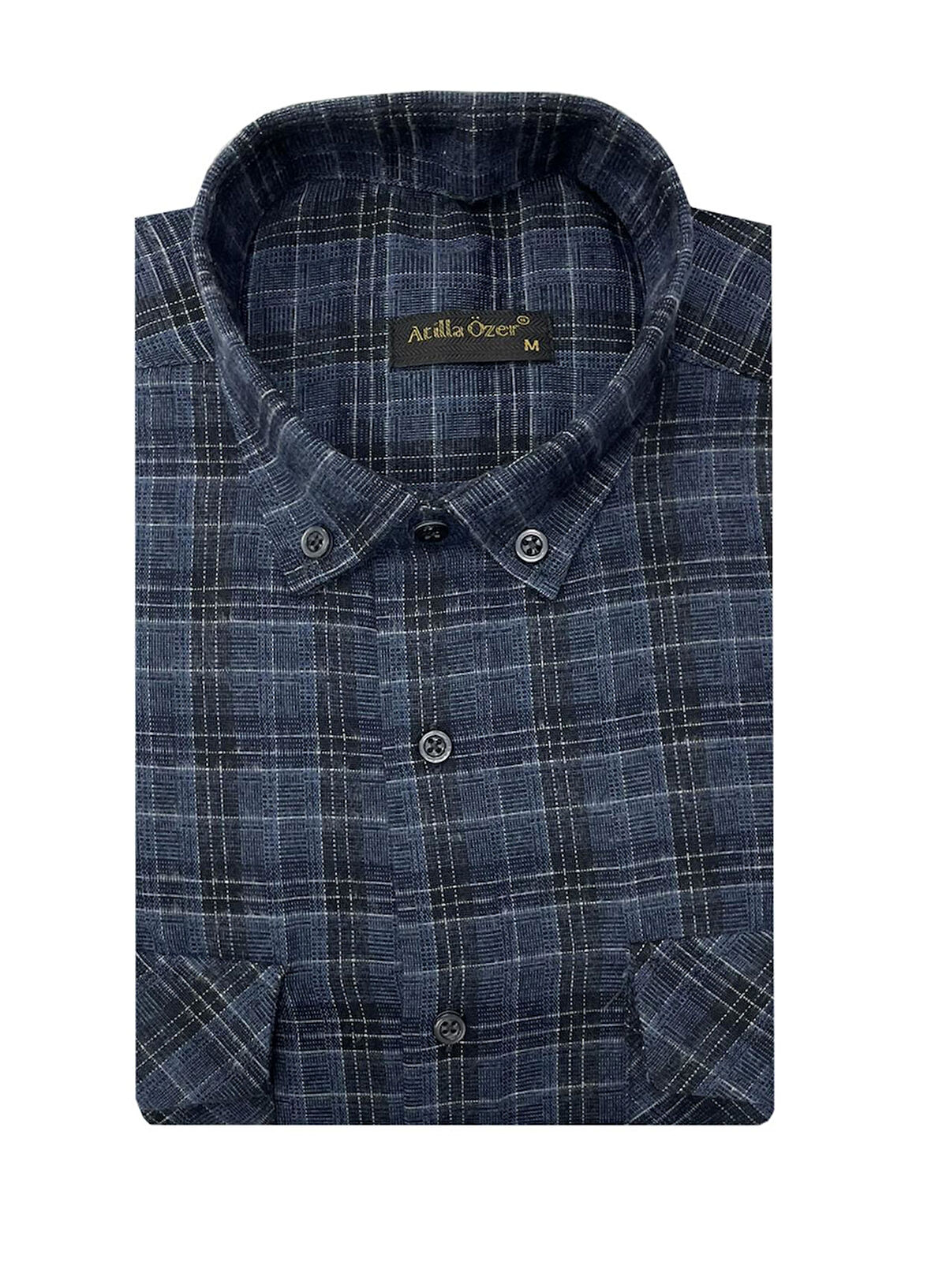 Atilla Özer Kışlık Kaşmir Erkek Gömlek - 7463