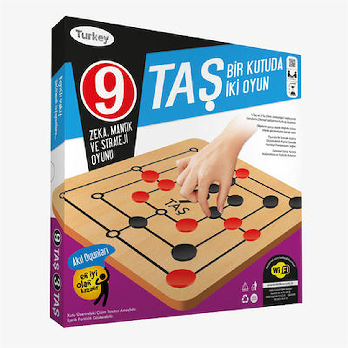 9 Taş 3 Taş Oyunu