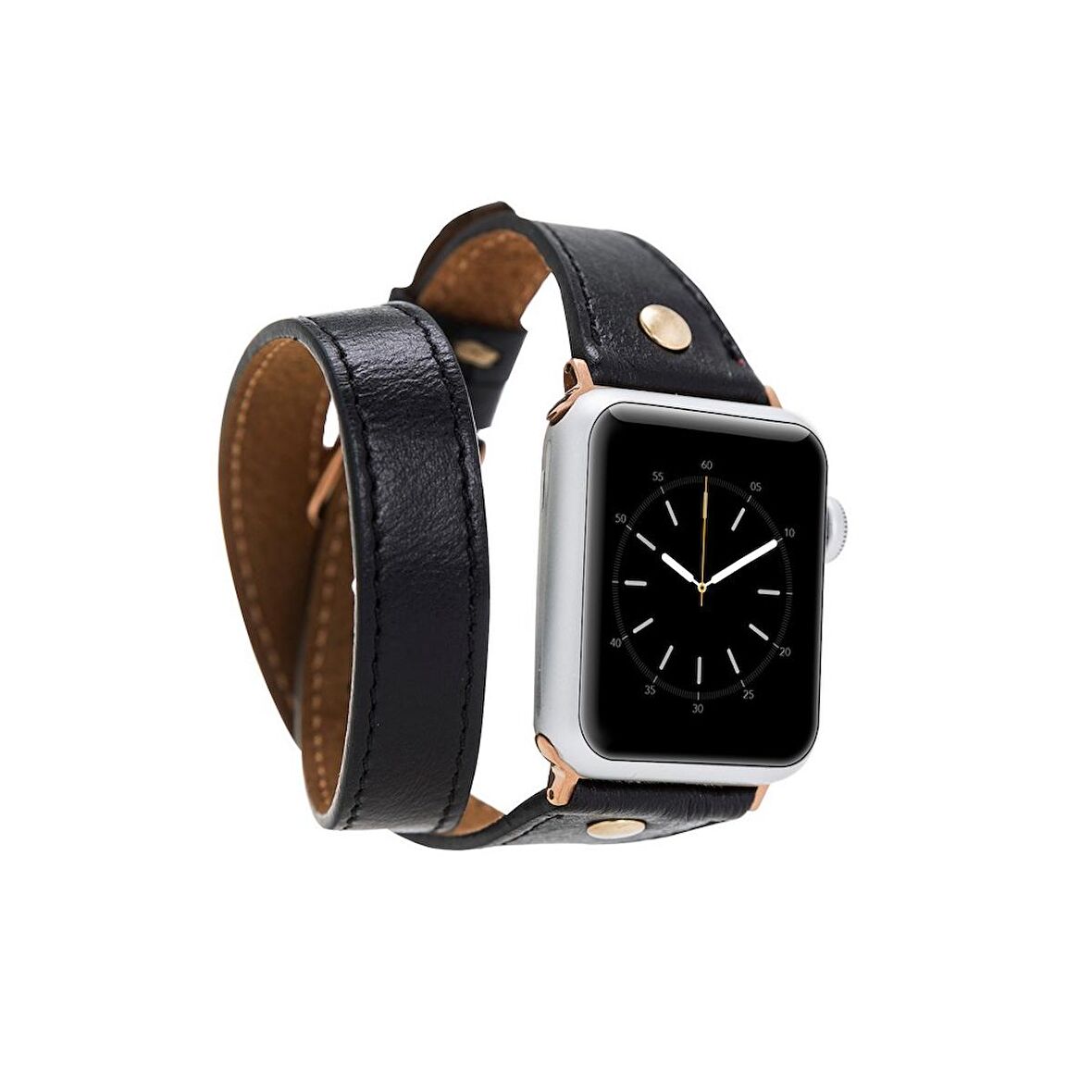 Apple Watch Uyumlu Deri Kordon 38-40-41mm Slim DTGT RST1