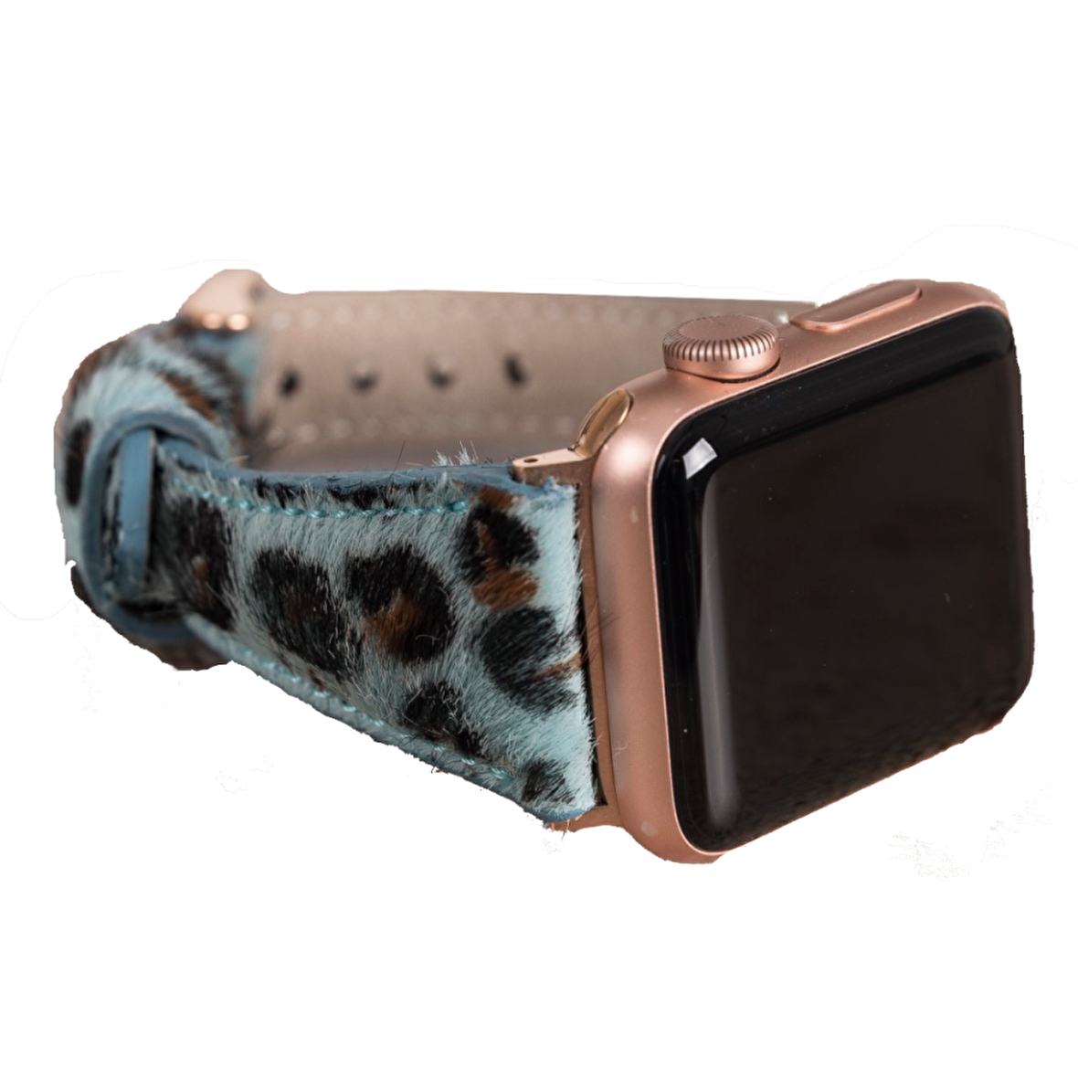 Bouletta Apple Watch Uyumlu Deri Kordon 42-44-45mm Slim Leopar LEO56