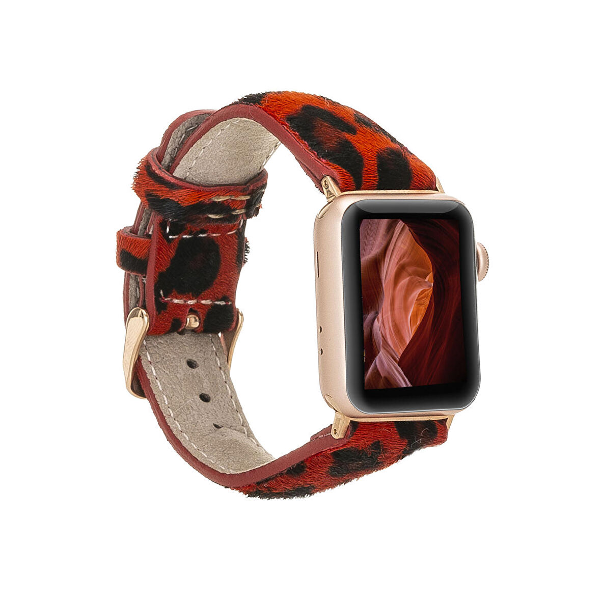 Apple Watch Uyumlu Deri Kordon 42-44-45mm LEO55N