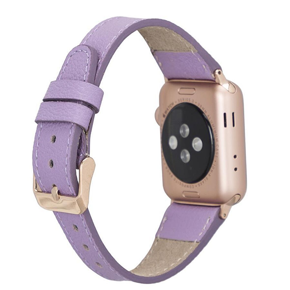 Bouletta Apple Watch Uyumlu Deri Kordon 38-40-41mm Roma CP22 Lila