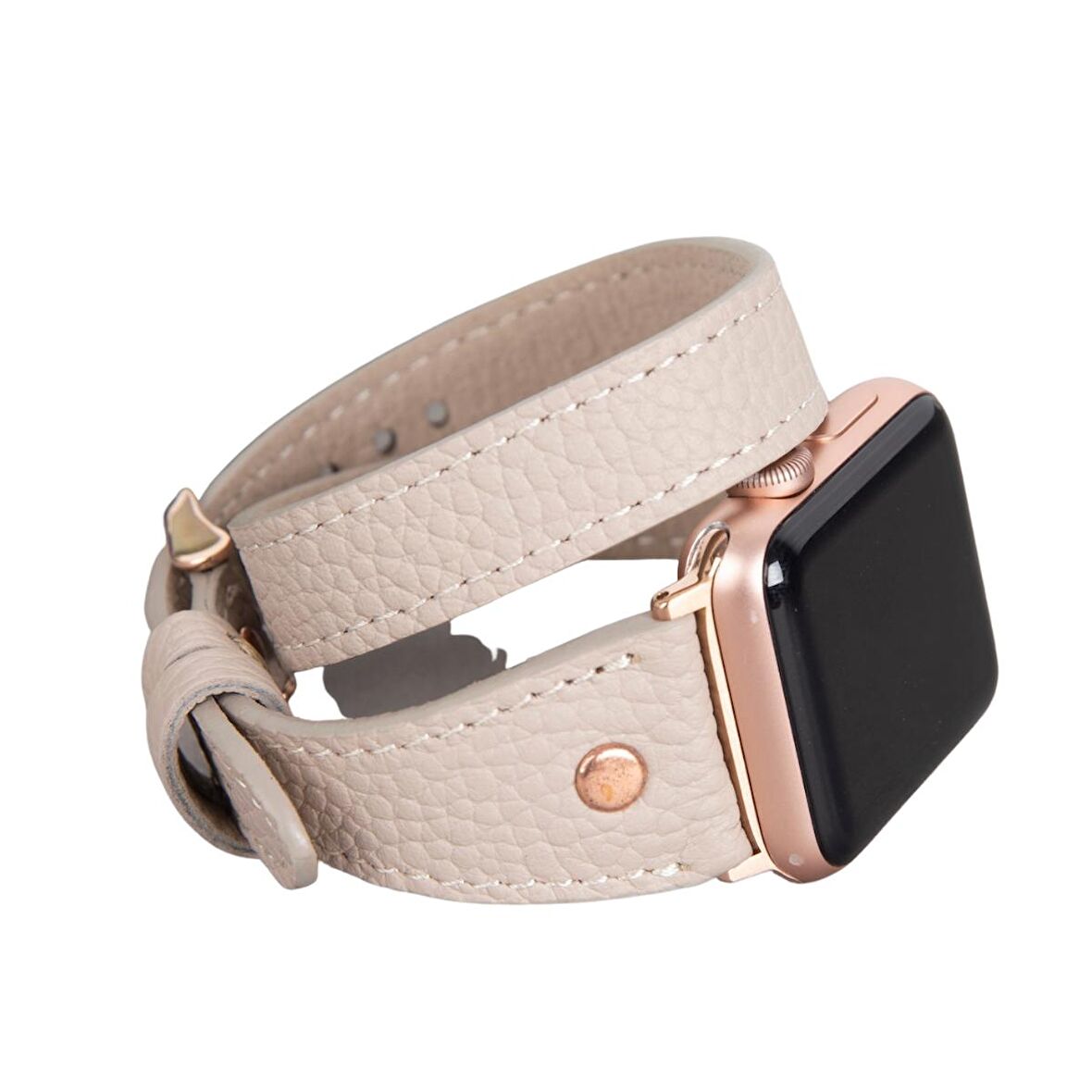 Bouletta Apple Watch Uyumlu Deri Kordon 42-44-45mm Slim DTRT ERC3