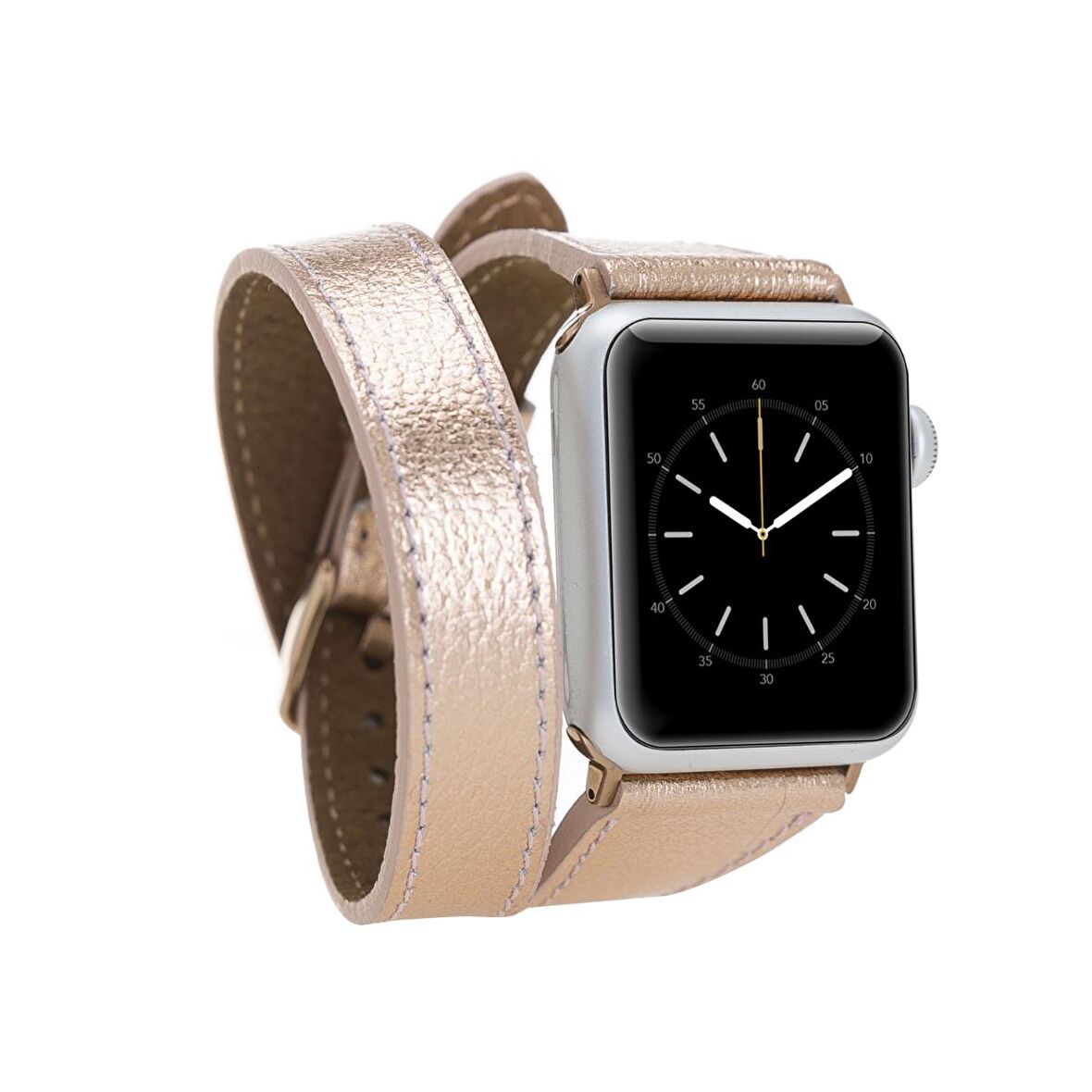 Bouletta Apple Watch Uyumlu Deri Kordon 38-40-41mm Double Tour RG2