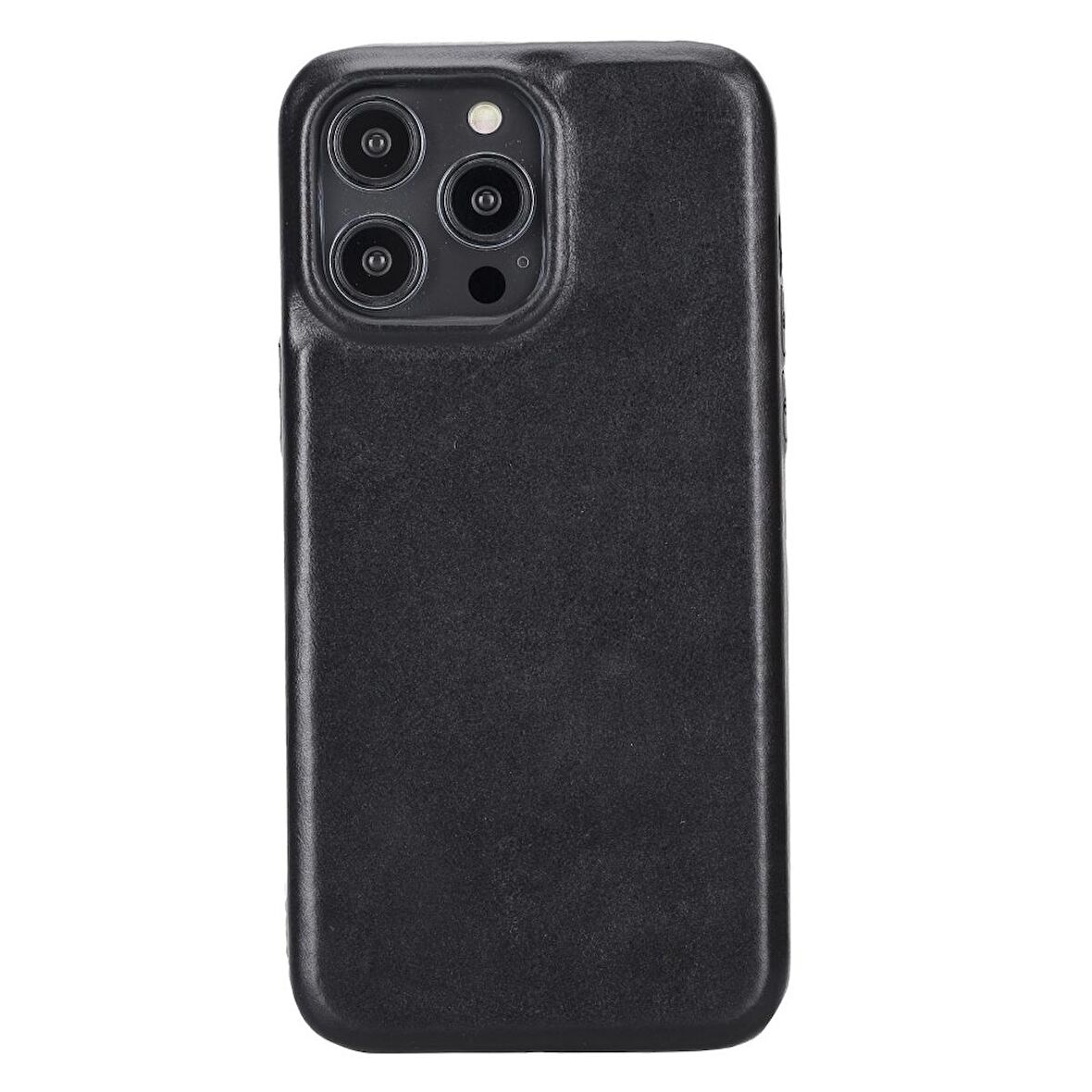 Apple iPhone 15 Pro Max Uyumlu Deri Arka Kapak ROCK RST1