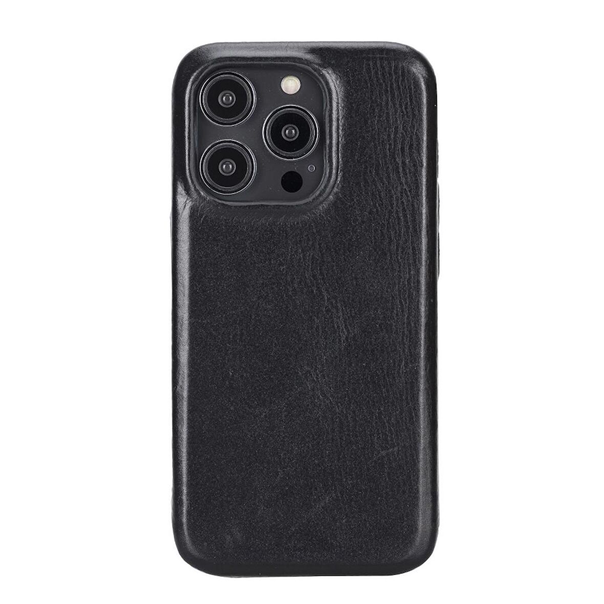 Apple iPhone 15 Pro Uyumlu Deri Arka Kapak ROCK RST1