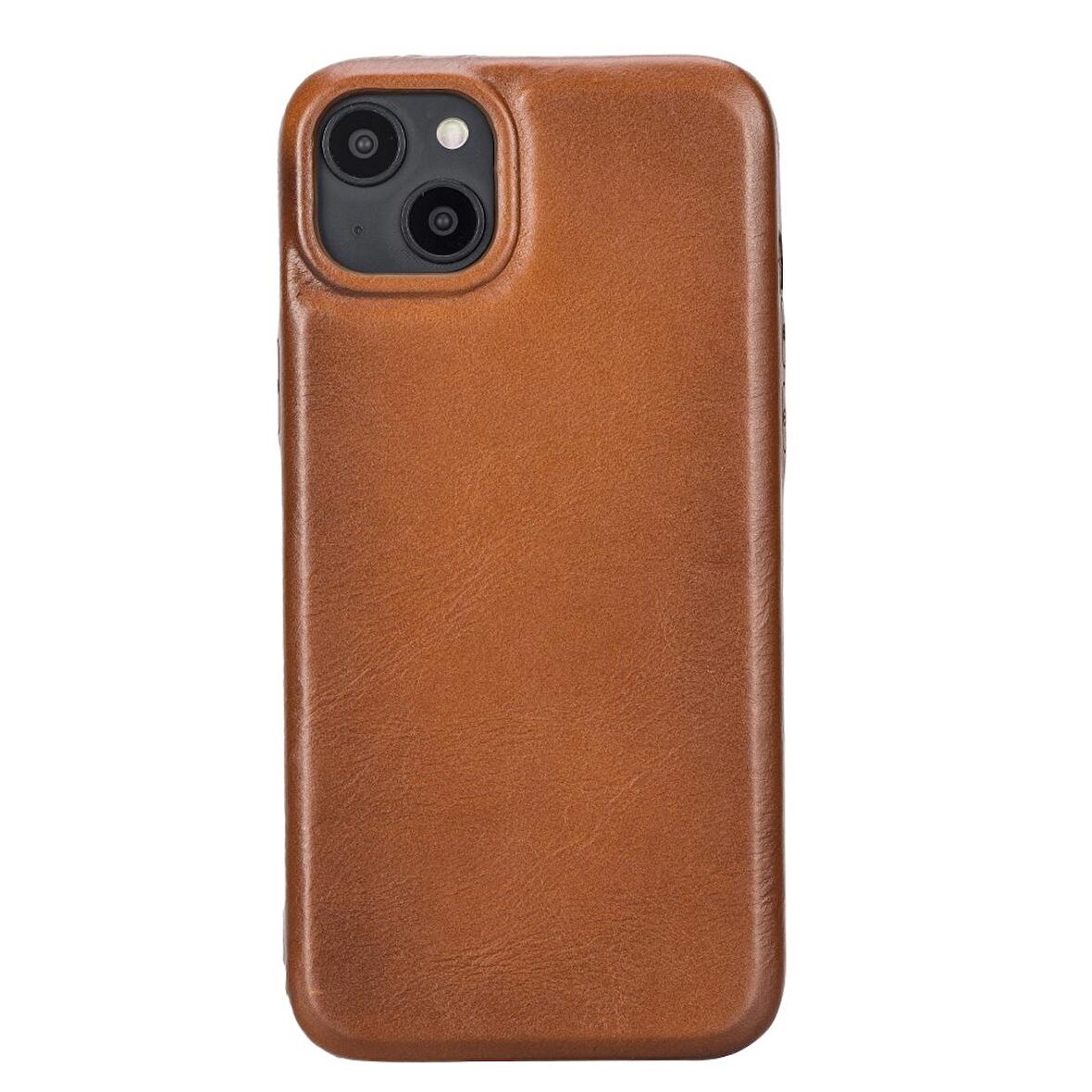 Apple iPhone 15 Plus Uyumlu Deri Arka Kapak ROCK RST2E