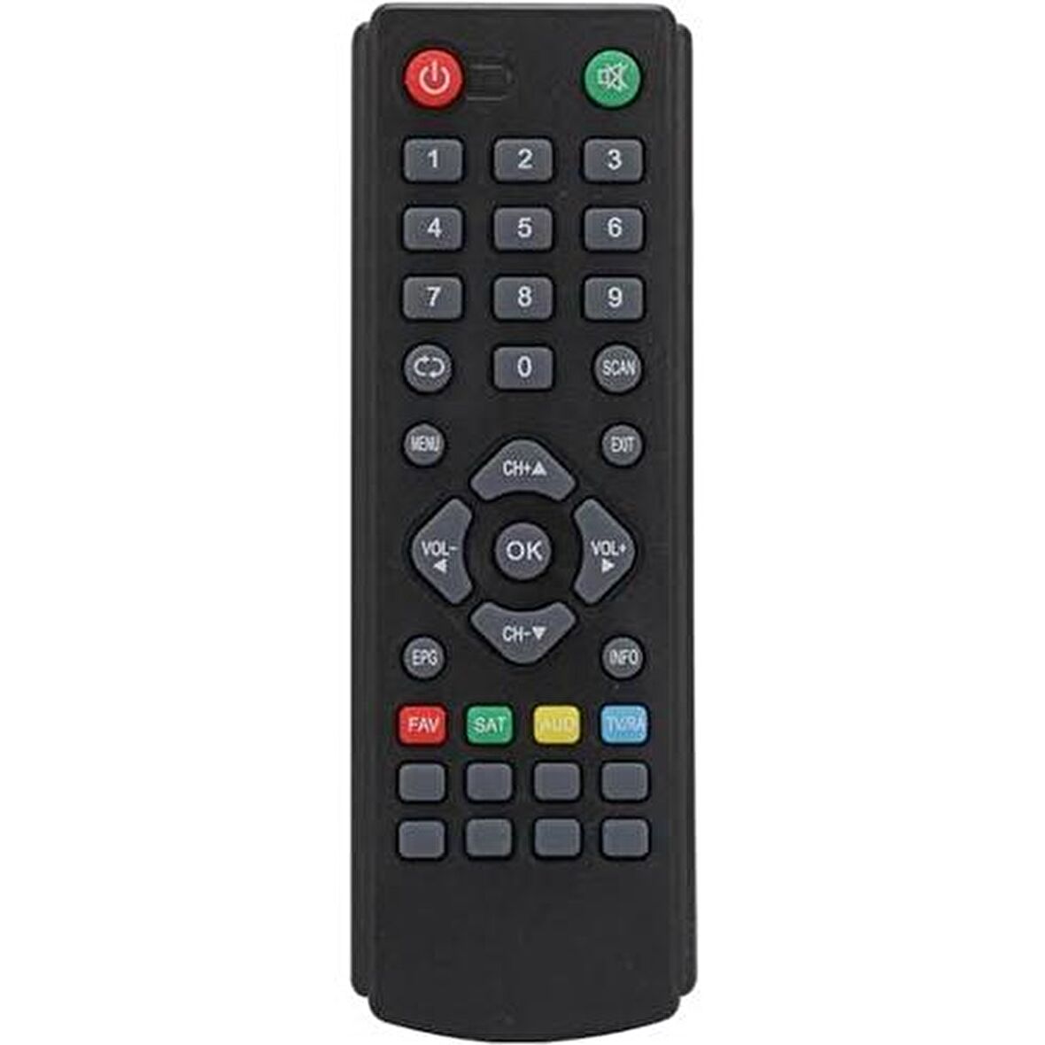  Rose DR-5040 Mini Scart Uydu Alıcısı Kumandası Uydu Kumandası