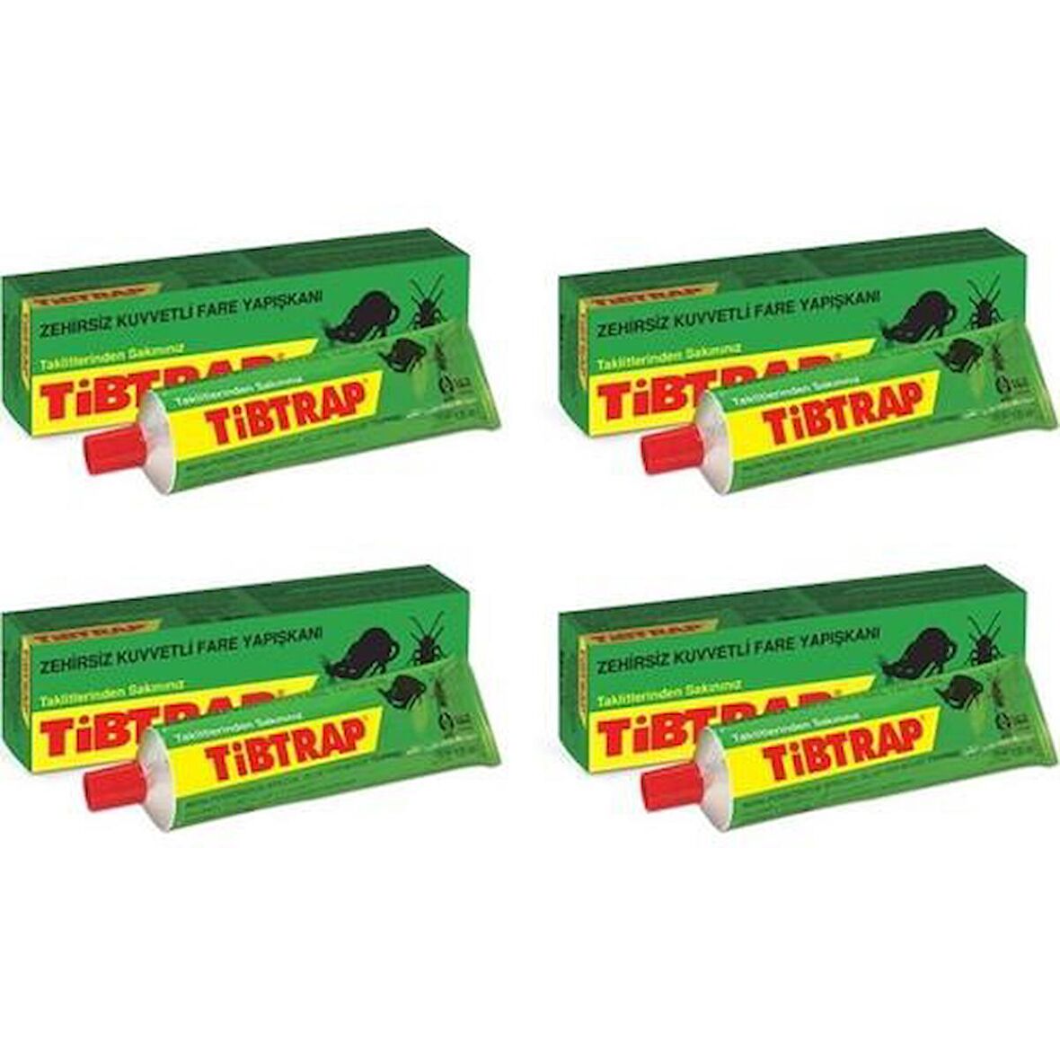 Tibtrap Zehirsiz Kuvvetli Fare Yapışkanı 125 mlx 4 Adet