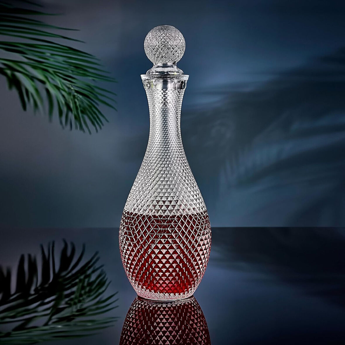 Deposu - Cam Kapaklı Cam Karaf - Sürahi - 900 ml