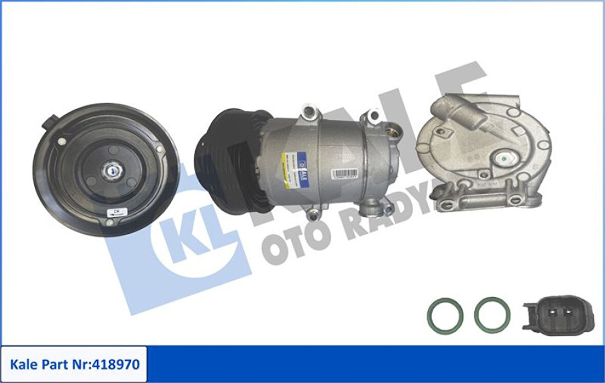 Ford Klima Kompresor Ford Focus 1.6 Zetec-S 04> Volvo V50 (545) 1.6 05>12 S40 II (544) 1.6 05>12 C30 (533 - Kale 418970