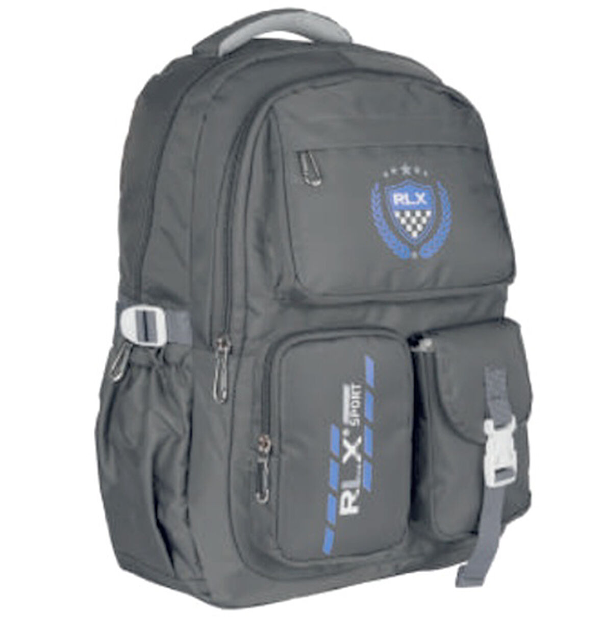 Relaxion Sırt Çantası Okul Çantası Gri Kod:2058