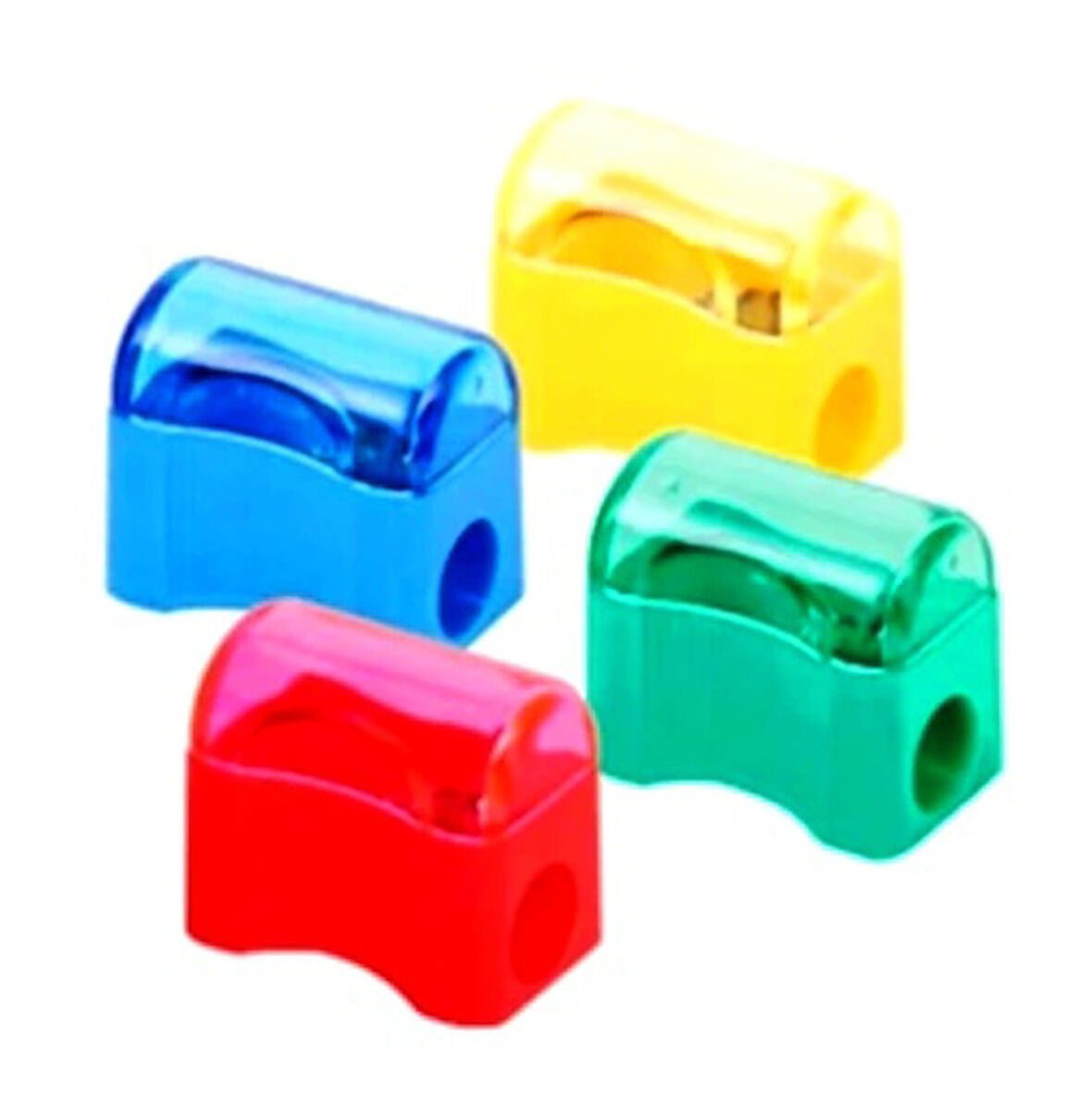 Kapaklı Kalemtraş Küçük Karışık - 10 adet