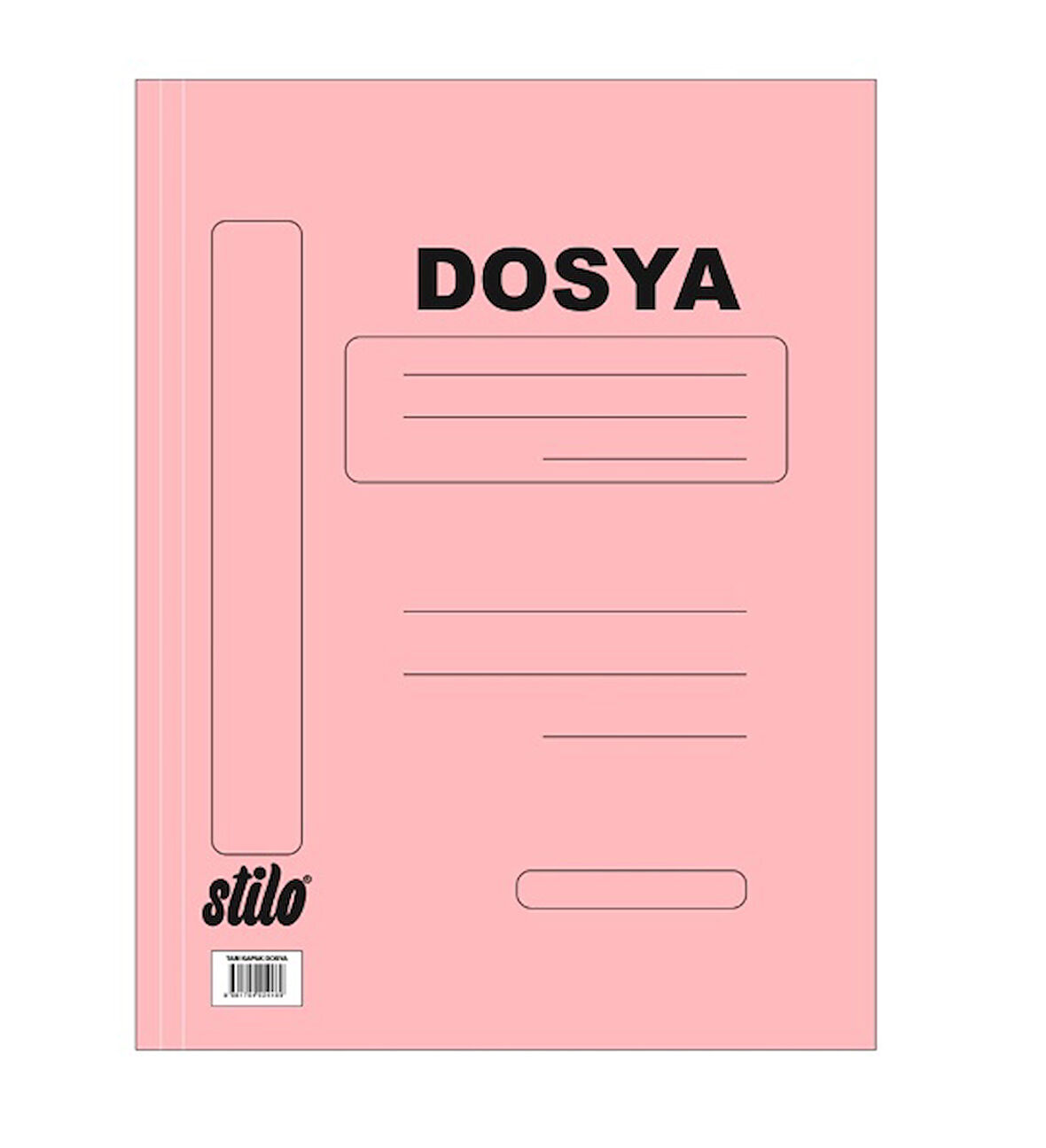 Stilo Tam Kapak Pembe Dosya Lüks - 6 adet