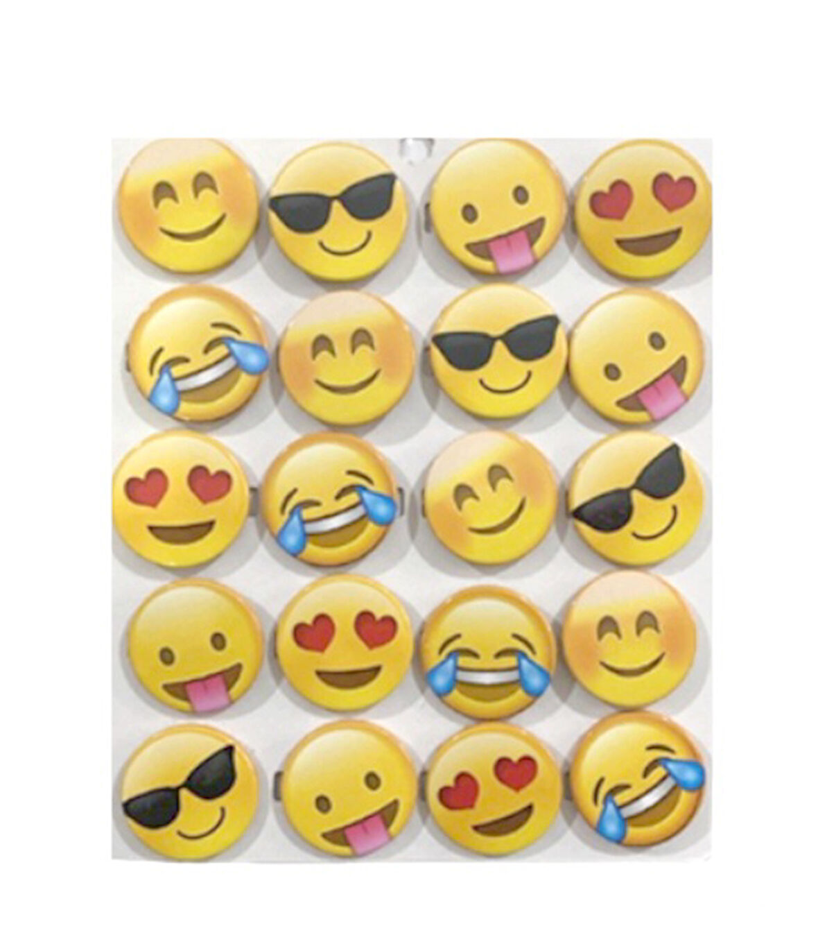Emojili Rozet Karışık Çanta Rozeti - 3 adet