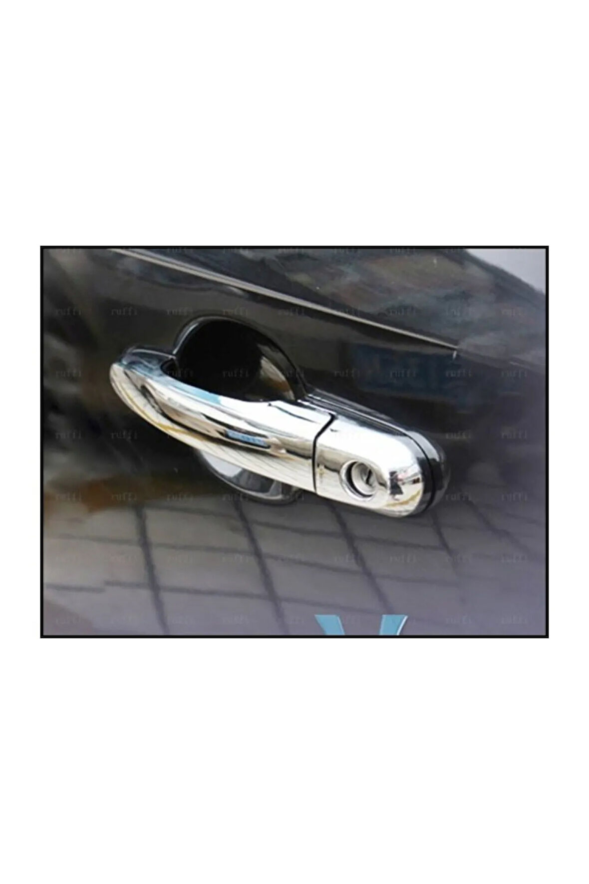 Hyundai Accent Era Krom Kapı Kolu 4 Kapı 2006 Ve Üzeri Paslanmaz Çelik (ÇİFT DELİKLİ)