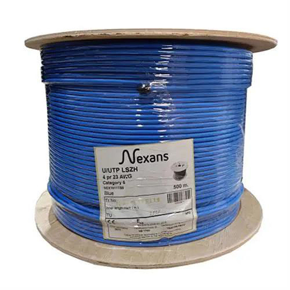 NEXANS Cat 6 Halogen Free Utp 23AWG Kablo 500m MAVİ