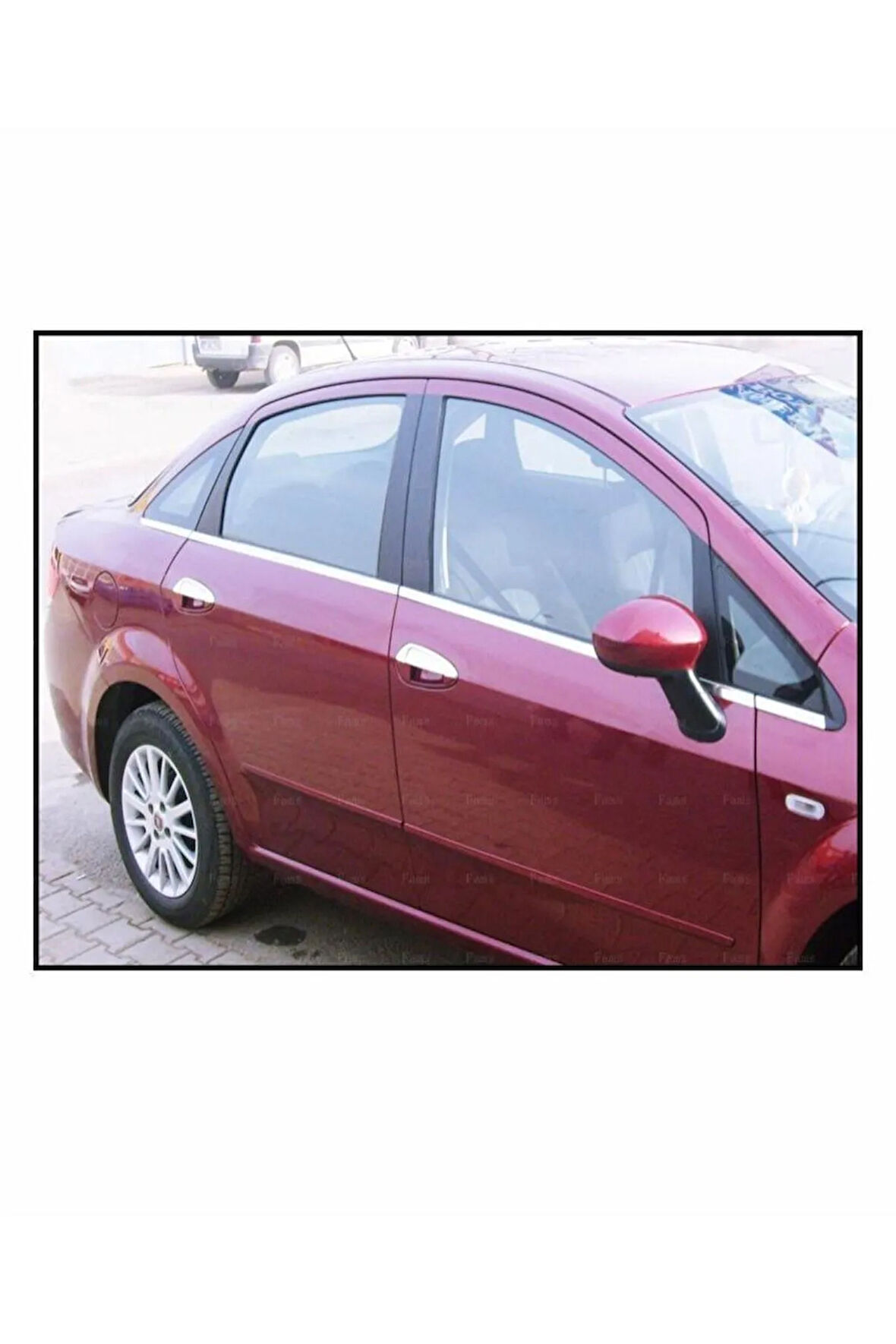 Fiat Linea Krom Cam Çıtası 8 Prç. 2007 Ve Üzeri Paslanmaz Çelik.