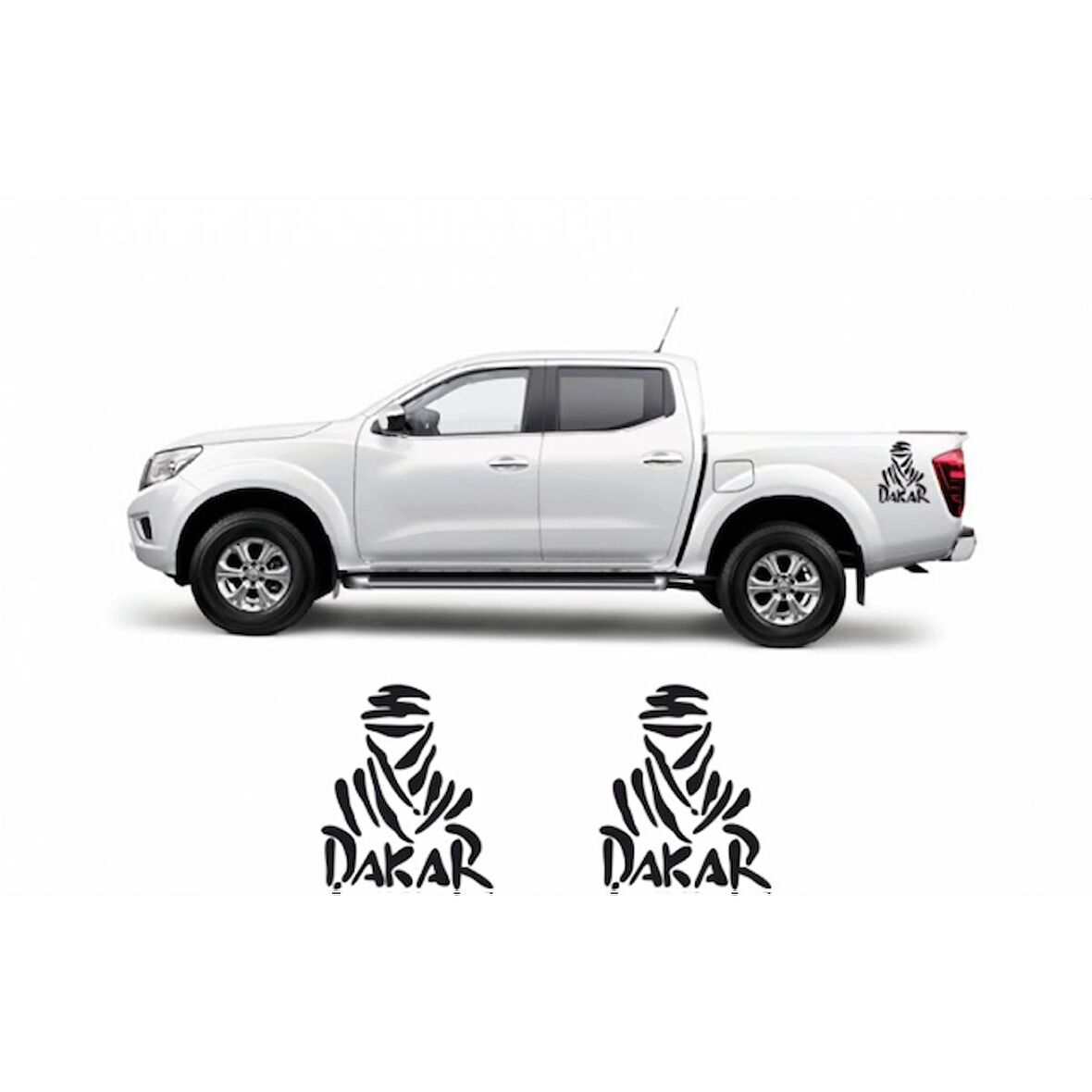 Navara Dakar Sticker Set Yapıştırma Araba Stickerı