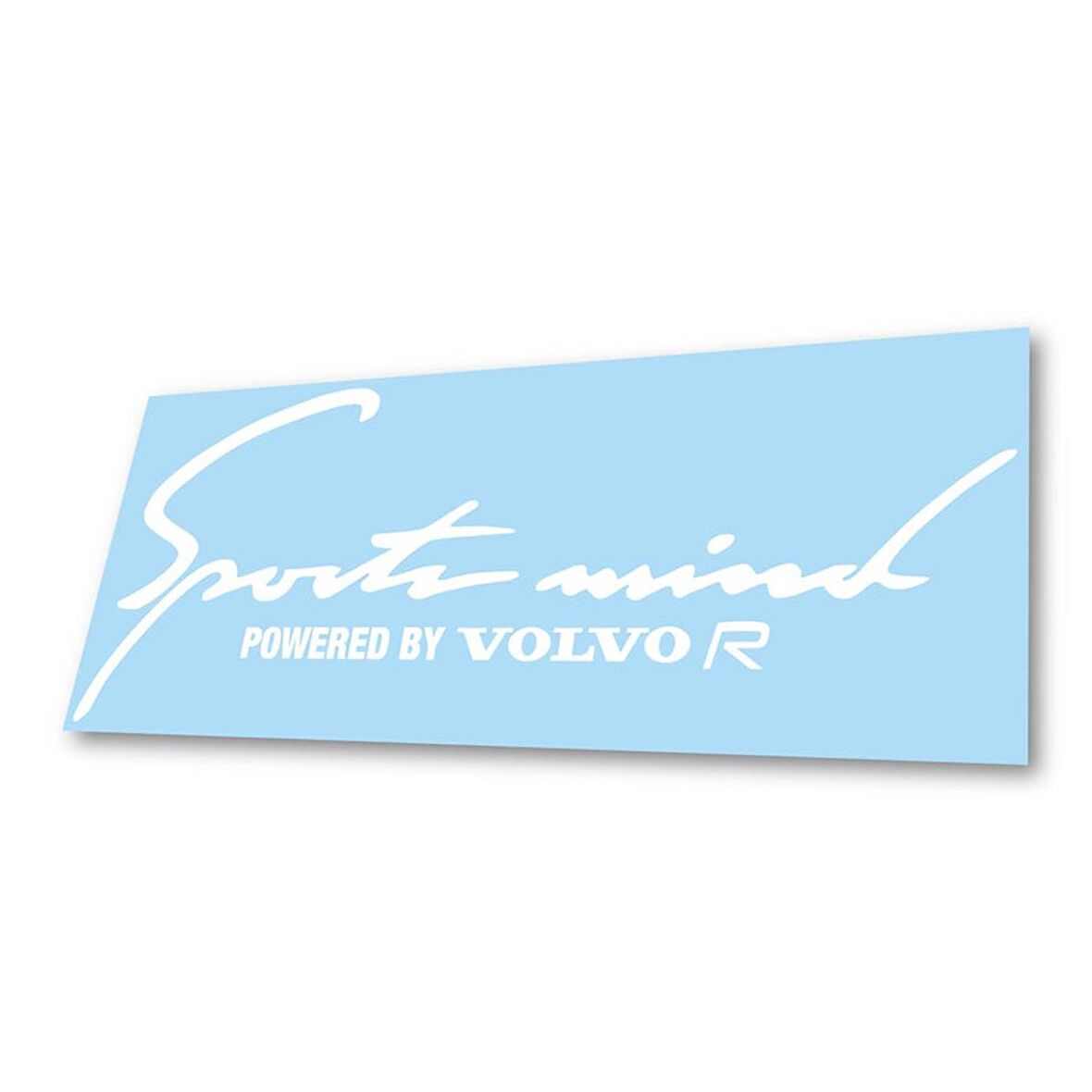 Volvo R Mind Kaput Üzerinde Araba Sticker Yapıştırması