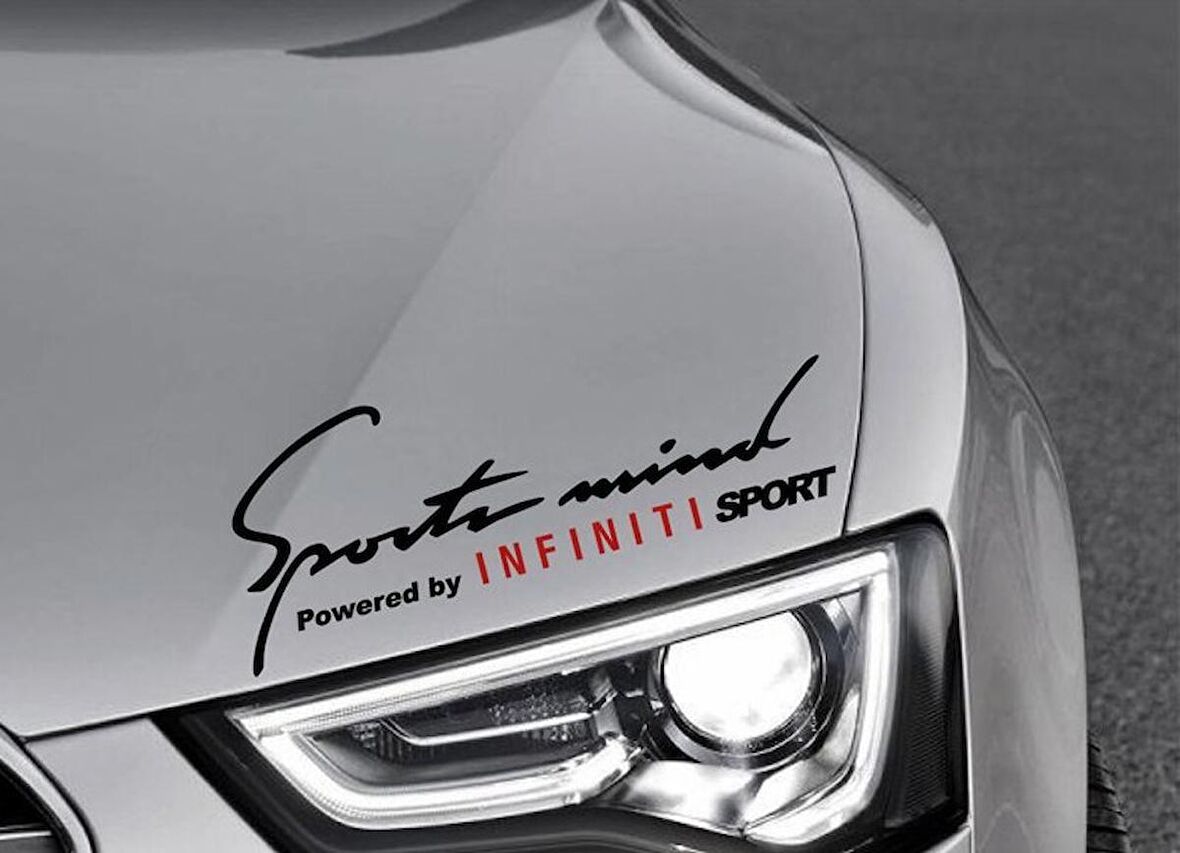 INFINITI Mind Kaput Üzerinde Araba Sticker Yapıştırması