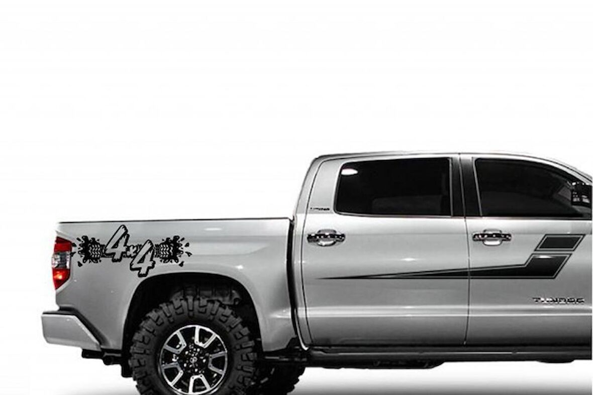 Off Road 4X4 Arazi Aracı Lastik İzi Oto Sticker