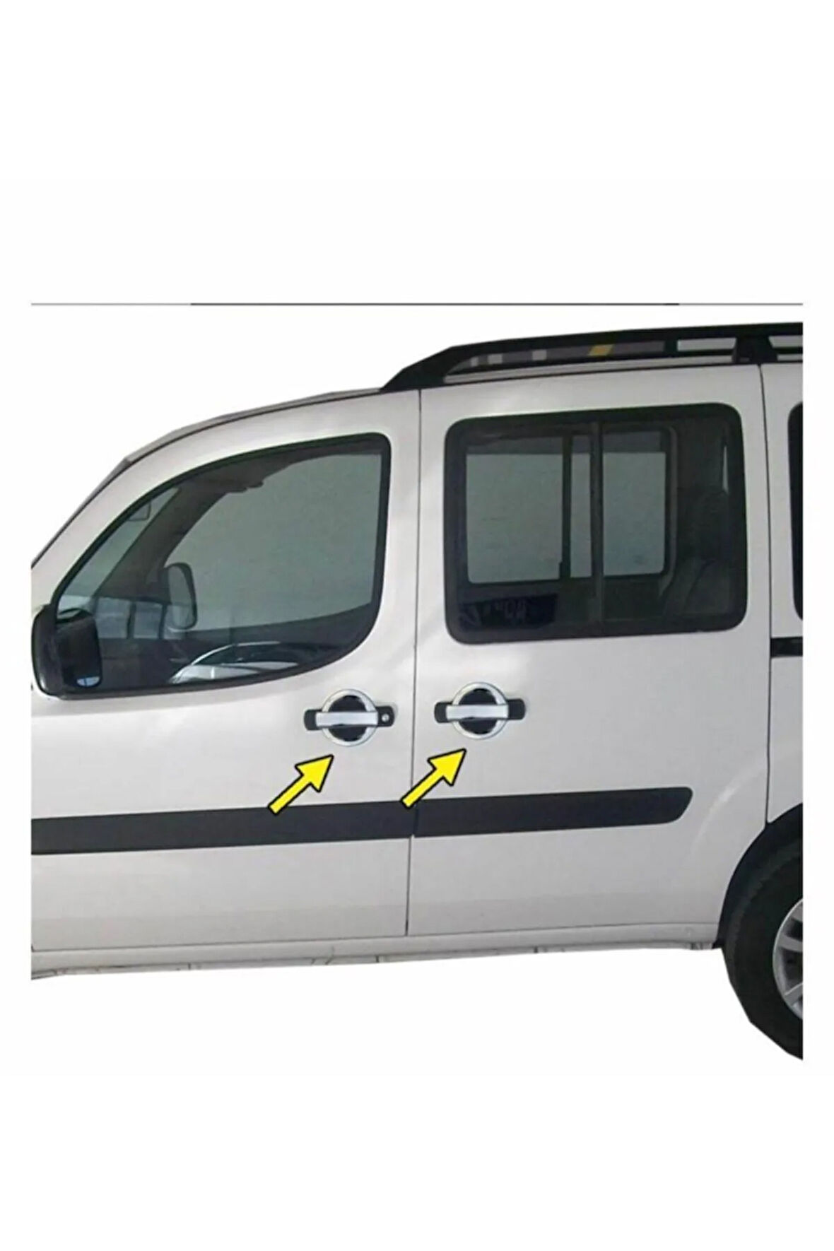 Fiat Doblo Krom Kapı Kolu 4 Kapı 2000-2010 P. Çelik