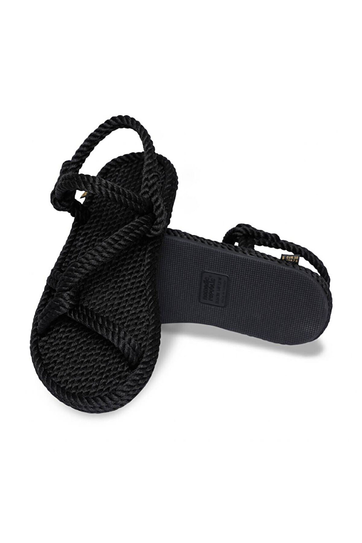 Nomadic Mykonos Siyah Kadın Sandalet