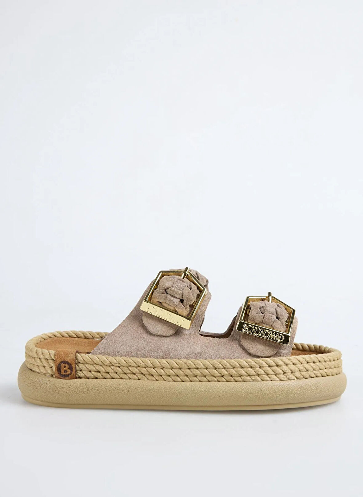 Kahve Kadın Süet + Deri Terlik SYDOR12-00025