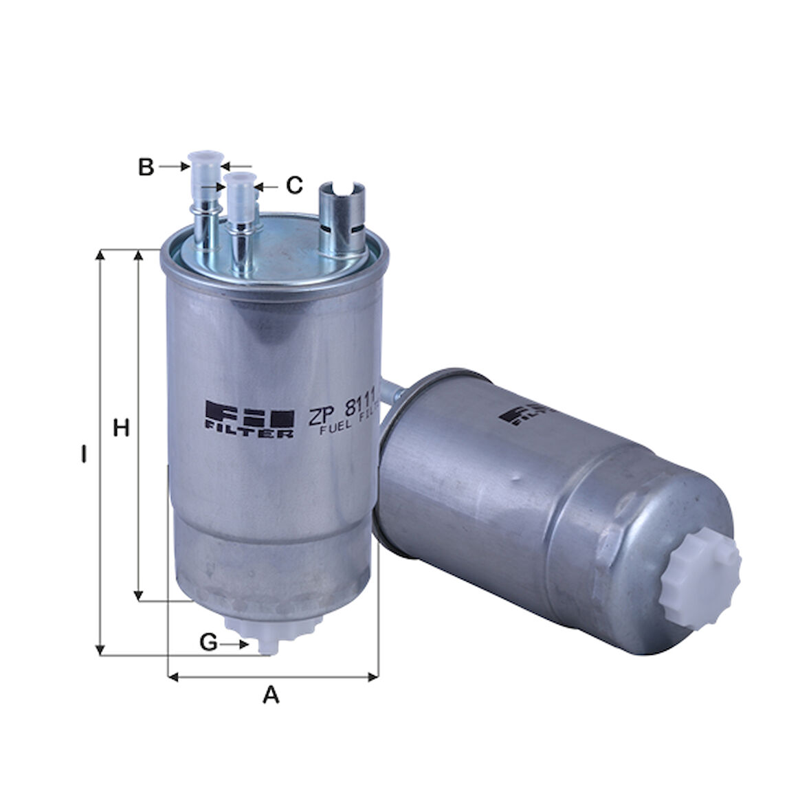 Opel Mazot Filtresi Meriva A  03> Y13dt Z13dt Z13dtj 1.3 Cdti - Fil Zp8111fm