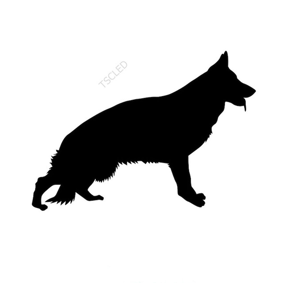 Aalman çoban köpeği araba Sticker