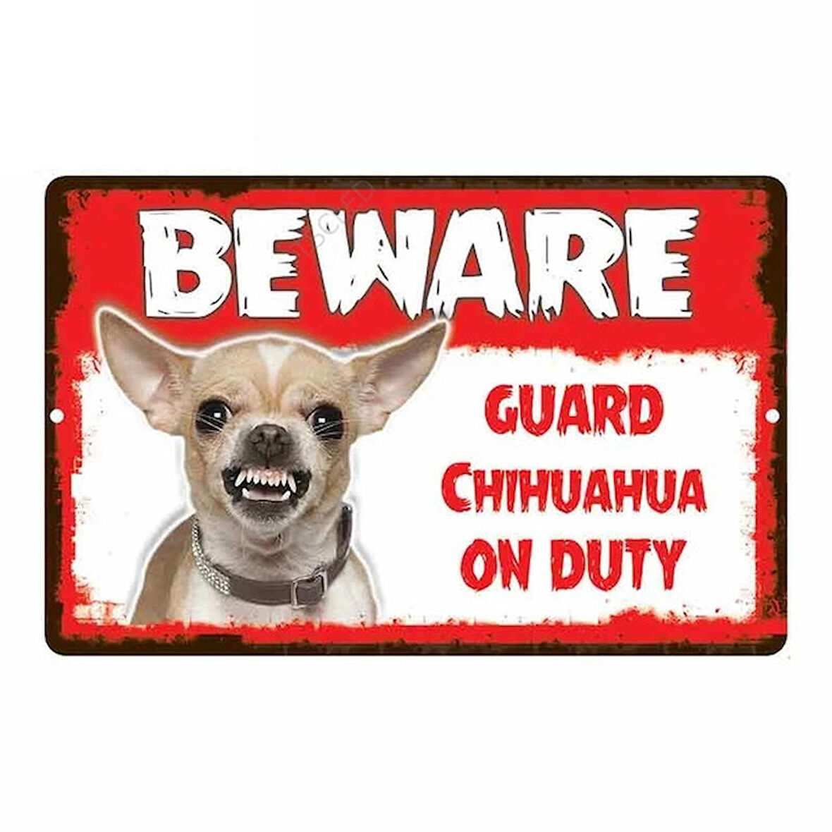 Dikkat koruyucu Chihuahua köpek Sticker YApıştırma 15CM