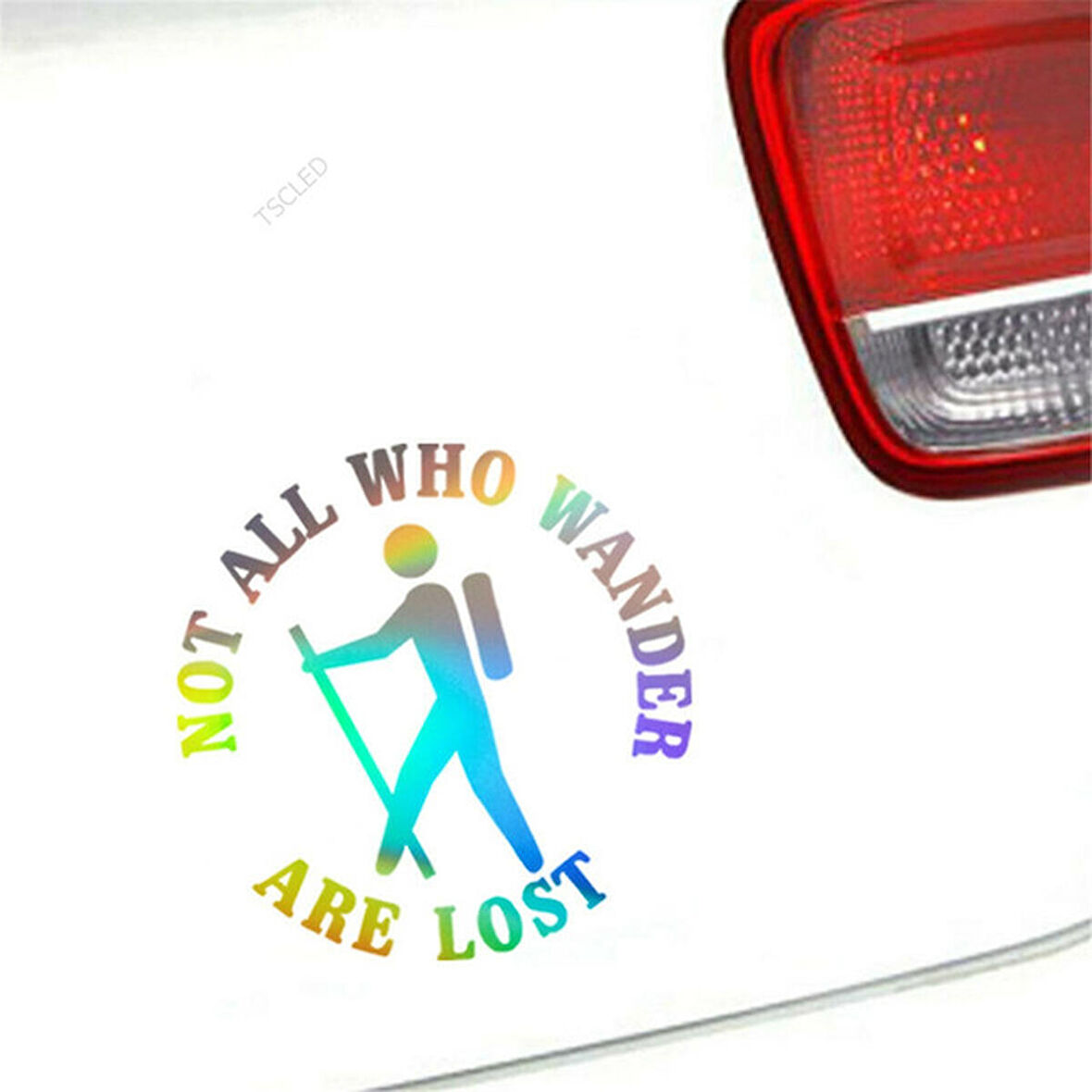 Yürüyüş Kamp Araba Sticker Yapıştırması 1