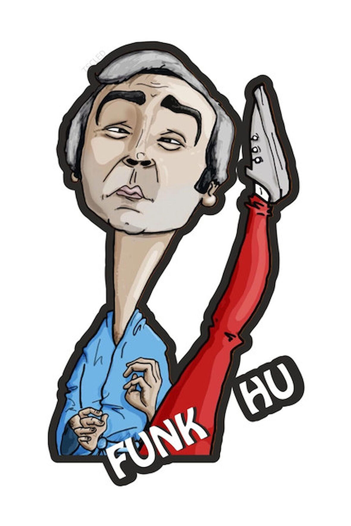 Şener Şen Funk Hu Sticker 15cm