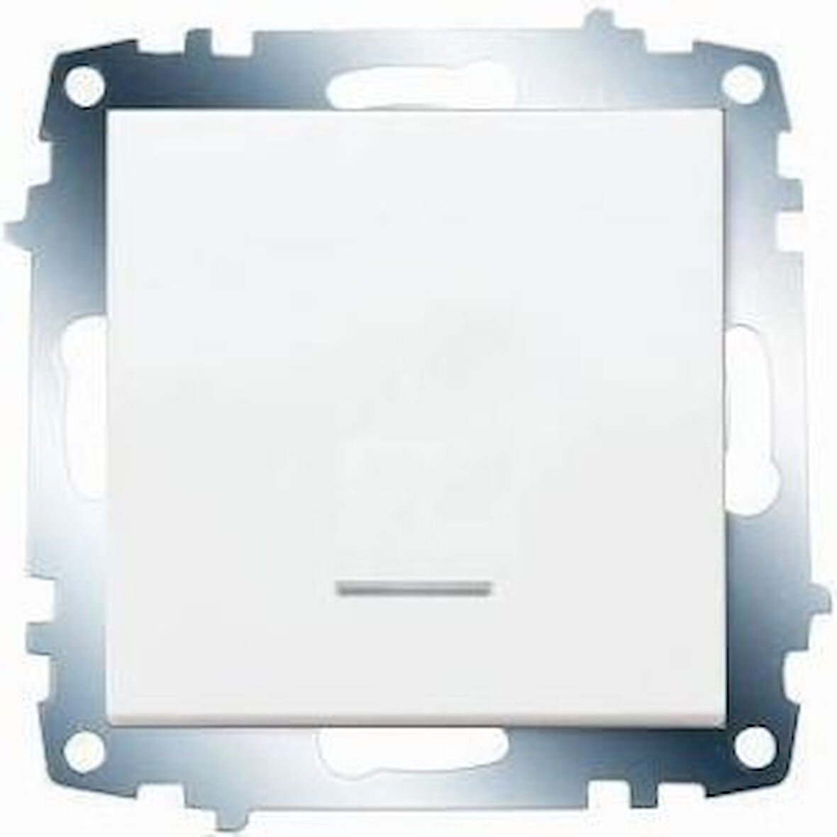 Viko Karre Beyaz Işıklı Anahtar Çerçevesiz - 90967019