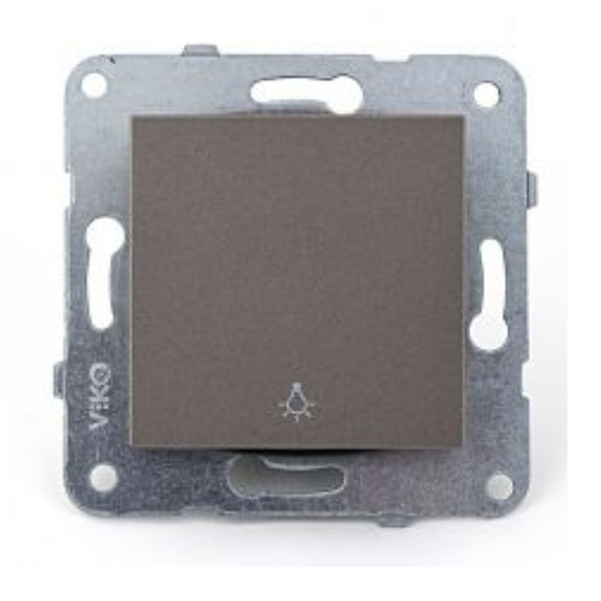 Viko Artline Novella Antrasit Light Yaylı Anahtar Çerçevesiz 92605303