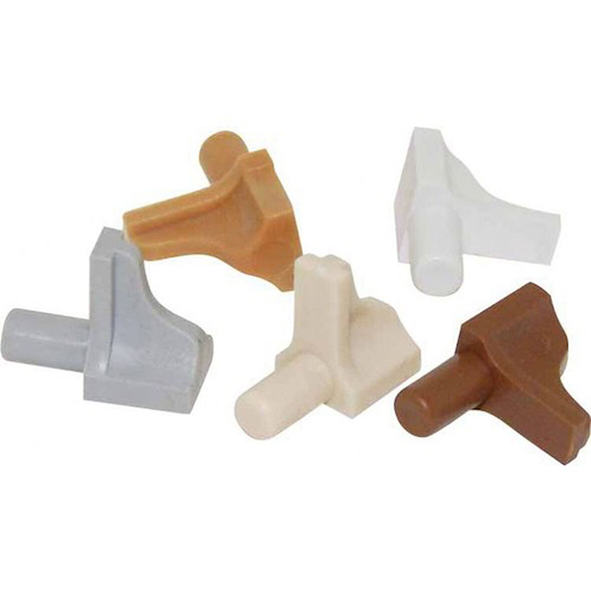 Gürcay Plastik L Raf Pimi 6mm - 25 Adet Beyaz