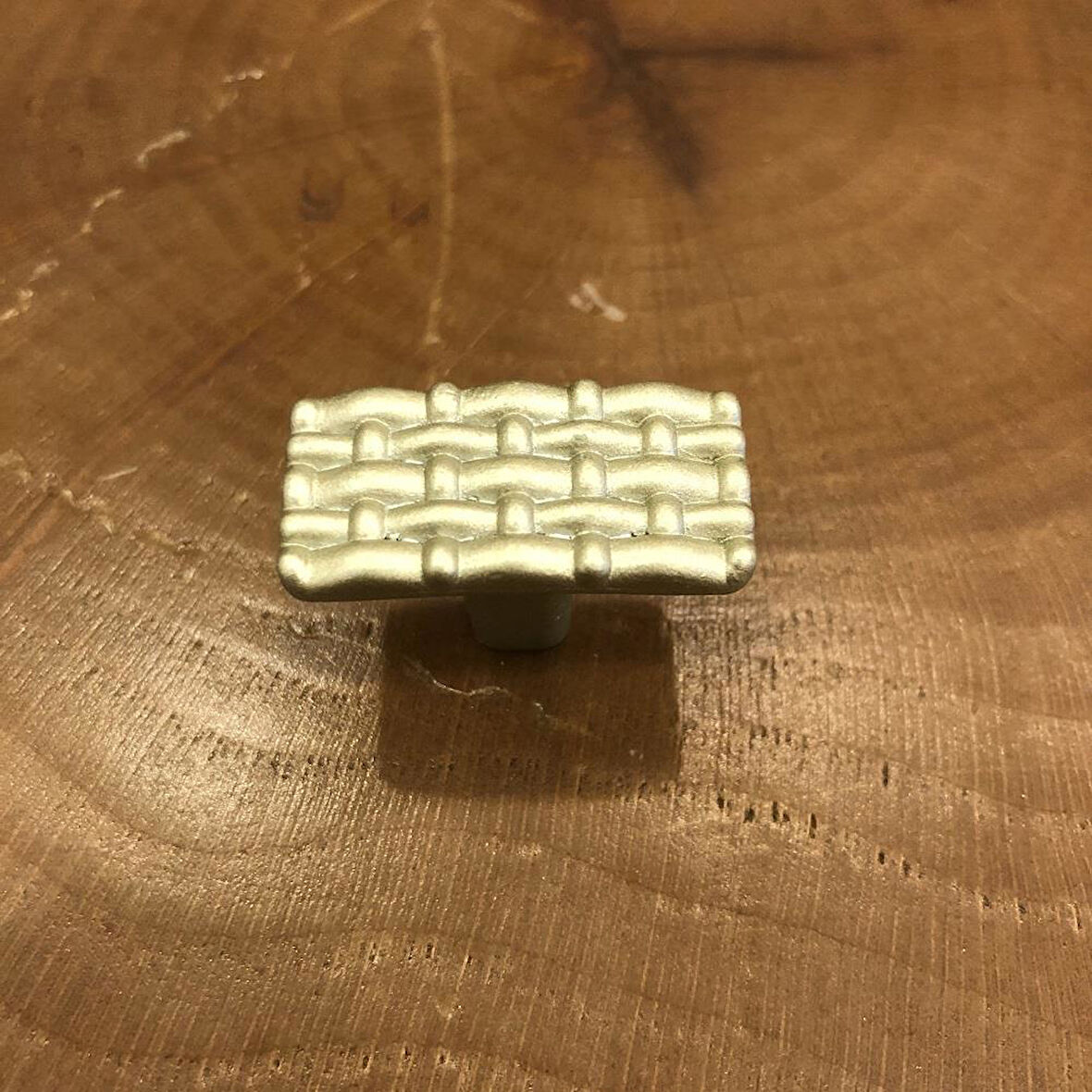 Hasır Kulp Saten Düğme (2 Adet)