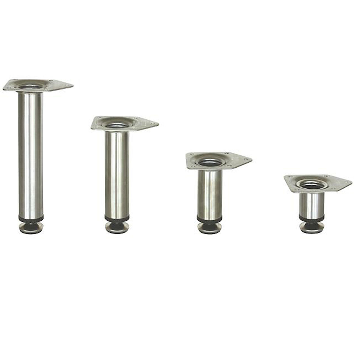 Paslanmaz Metal Mobilya Ayağı 32mm (4 Adet) 7 CM