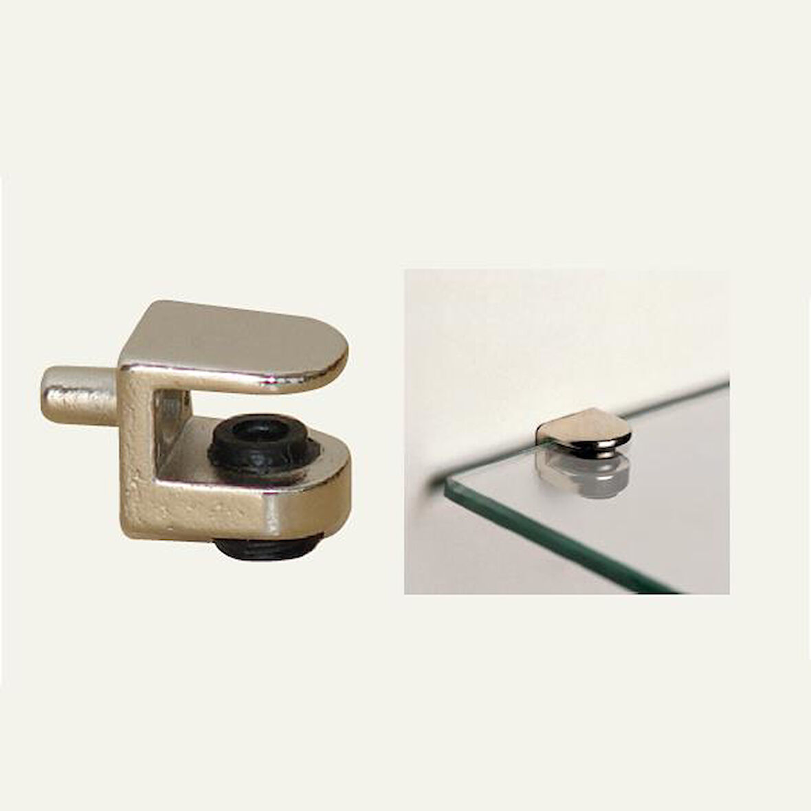 Gürcay Sıkıştırmalı Cam Raf Pimi 5Mm Pimli 8 Adet