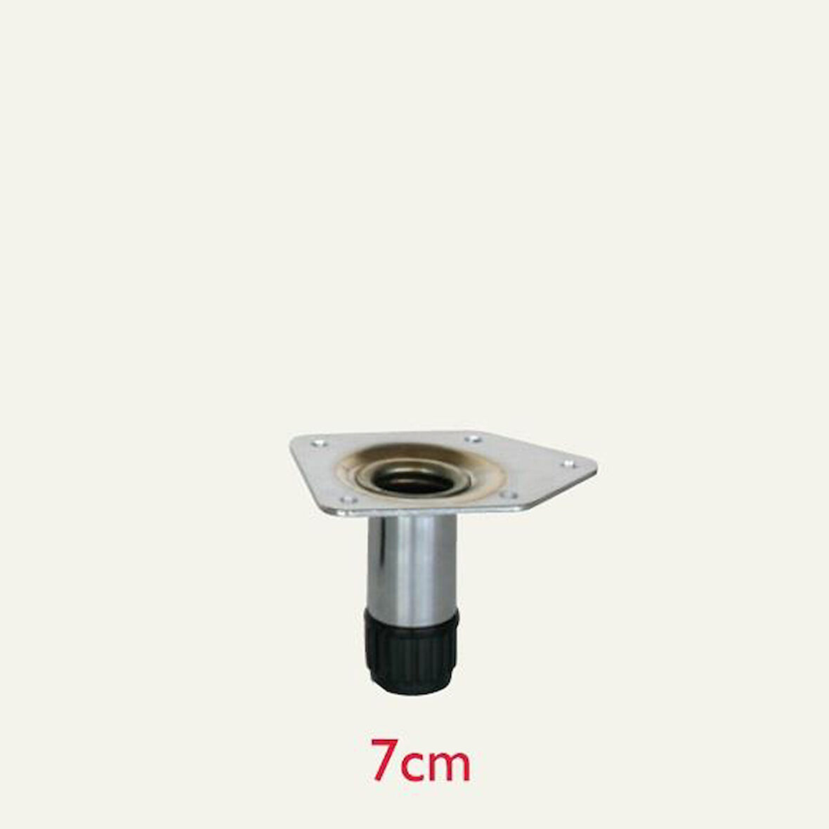 Metal Mobilya Ayağı 25mm Parlak Krom (4 Adet) 7 CM