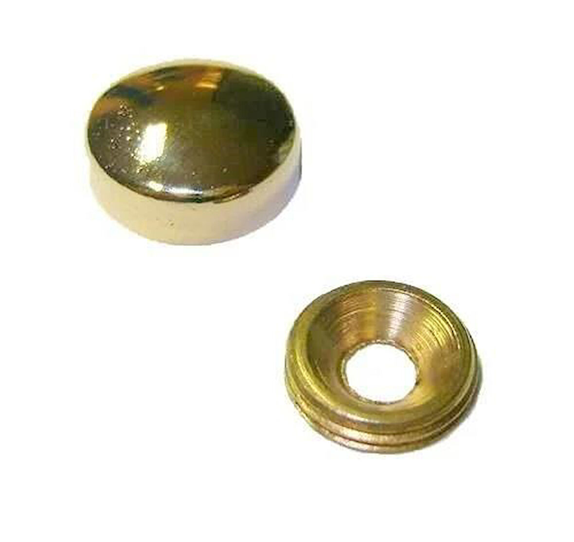 Dekoratif Vida Kapağı Sarı 15mm - 10 Adet